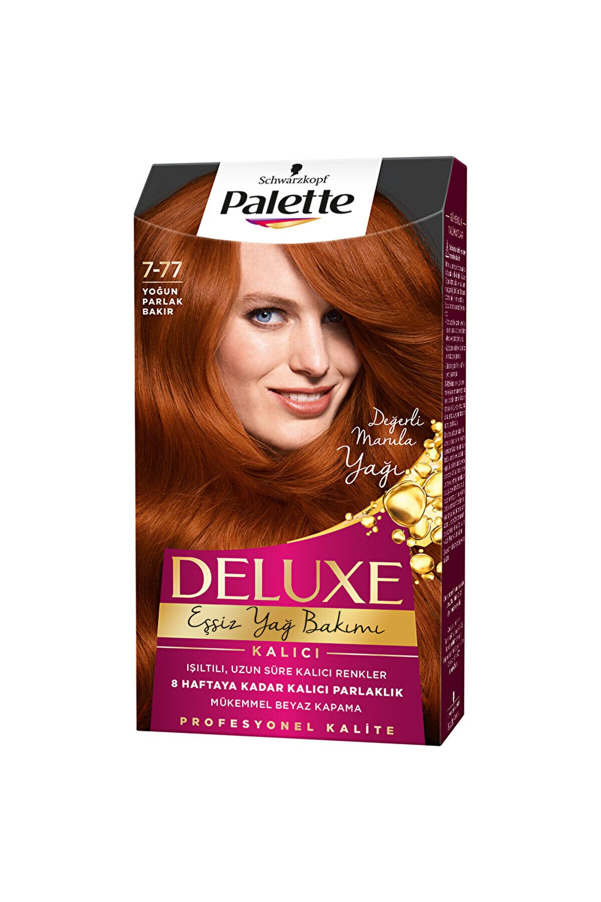 Palette Deluxe Saç Boyası 7-77 Yoğun Parlak Bakır