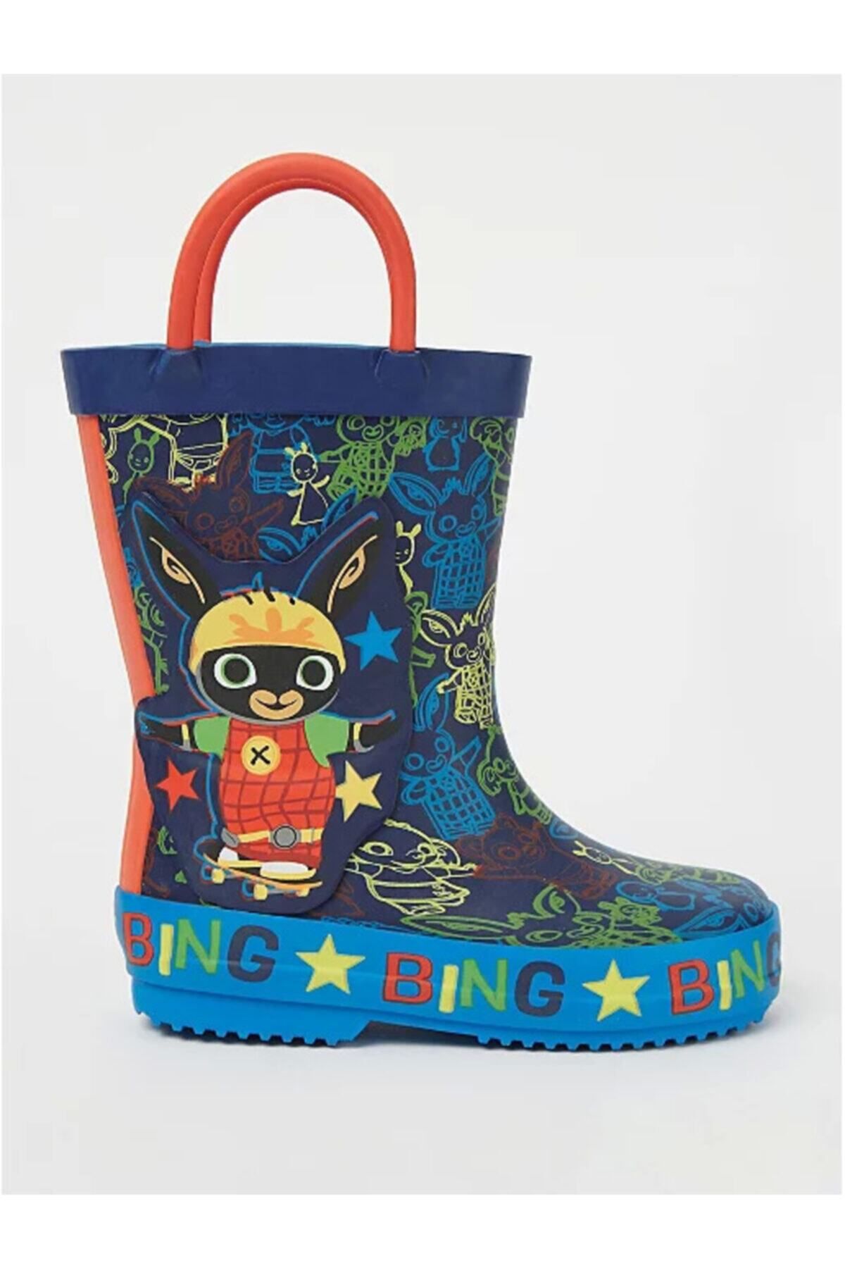 George Tekstil Astarlı Disney Lisanslı Bing Lacivert Yağmur Botu