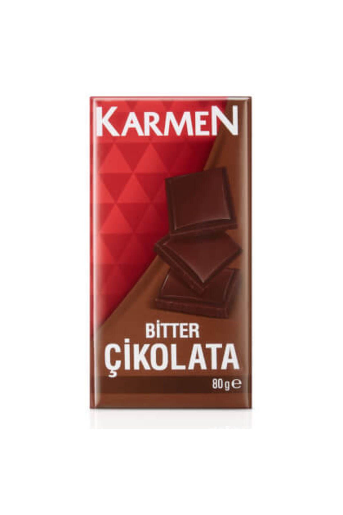 Karmen ( 2 ADET ) Karmen Bitter Çikolata 80 Gr