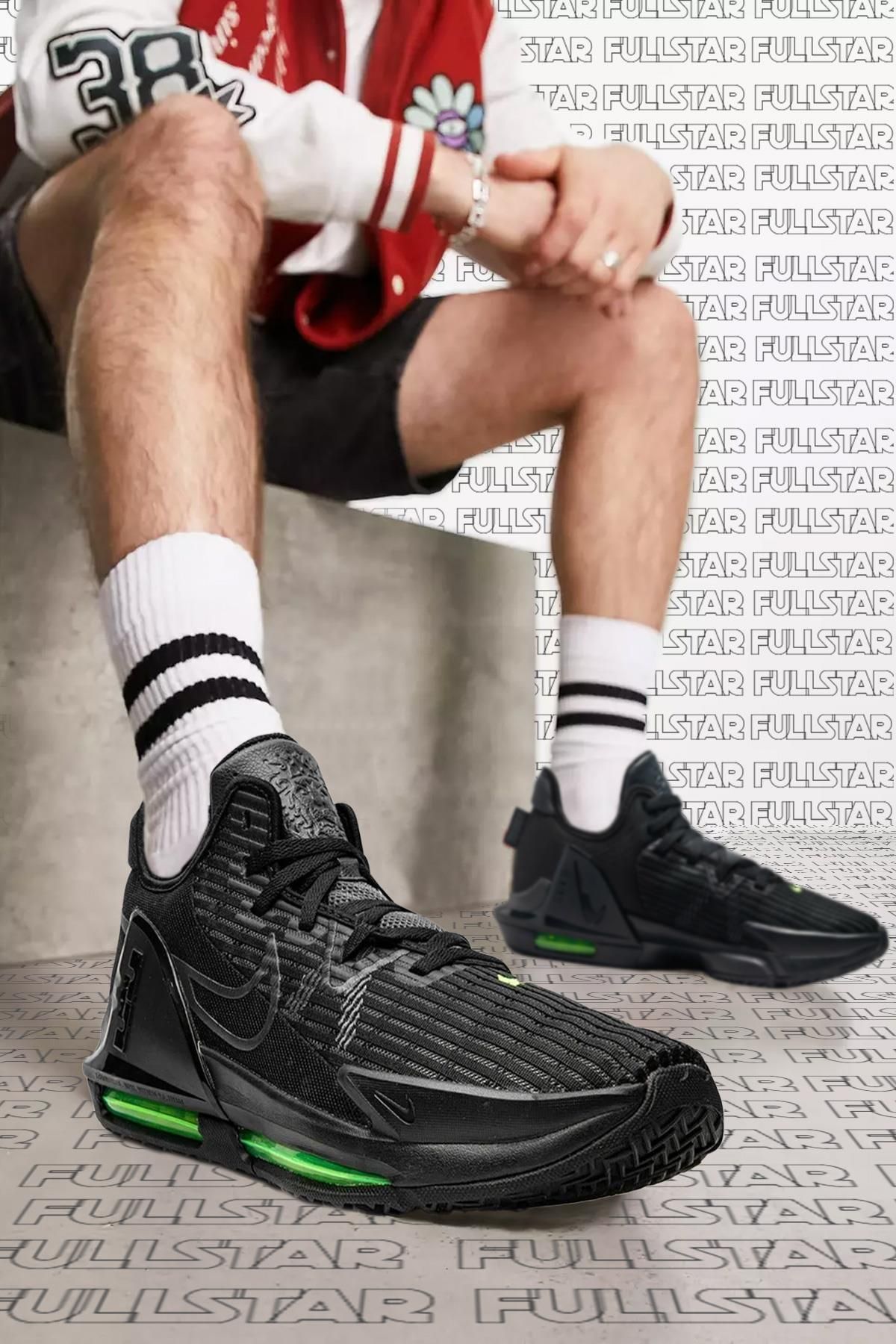 Nike Lebron Witness 6 Air Max Unisex Basketball Shoes Black Basketbol Ayakkabısı Siyah