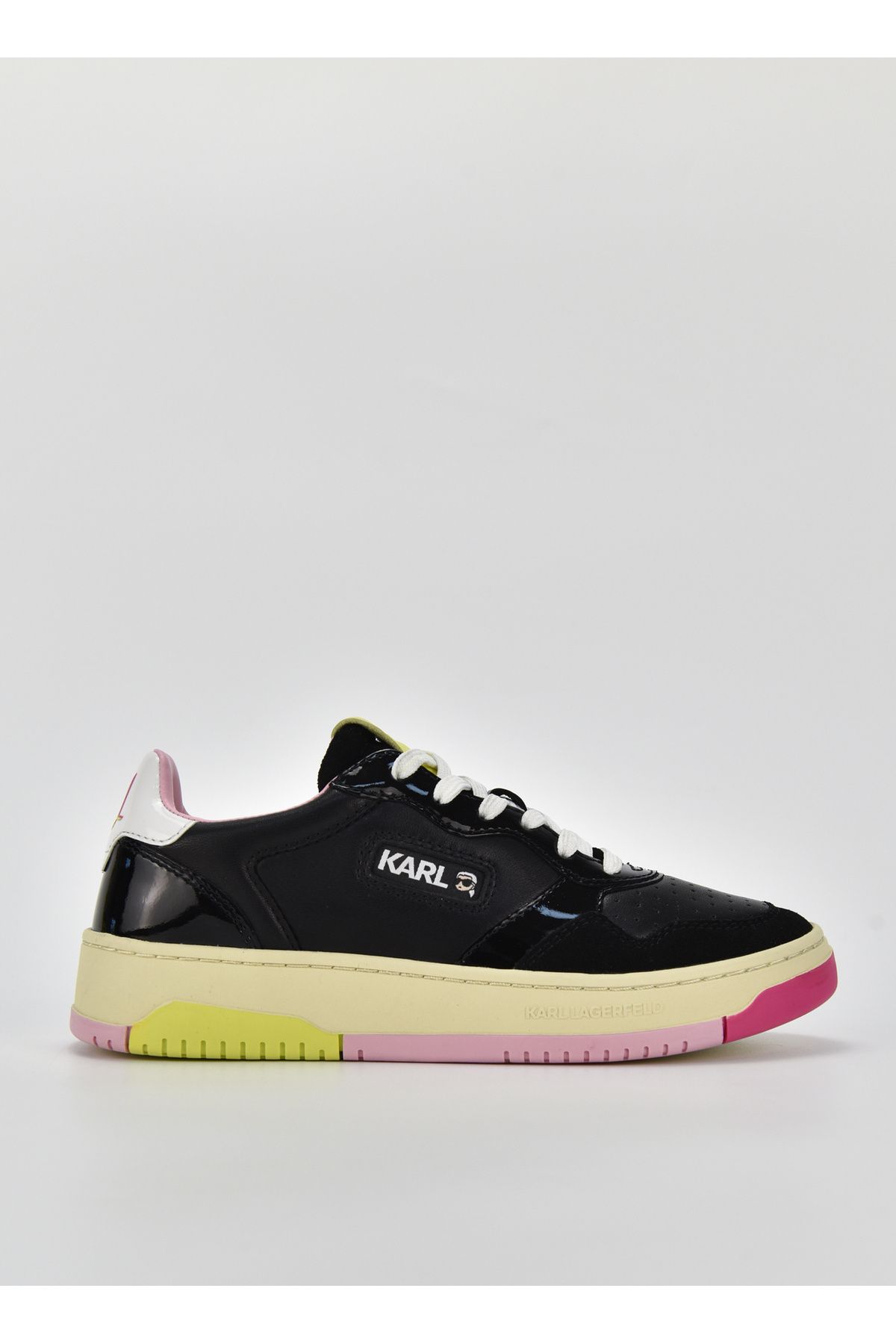 Karl Lagerfeld Siyah Kadın Deri Sneaker KL63020A00M