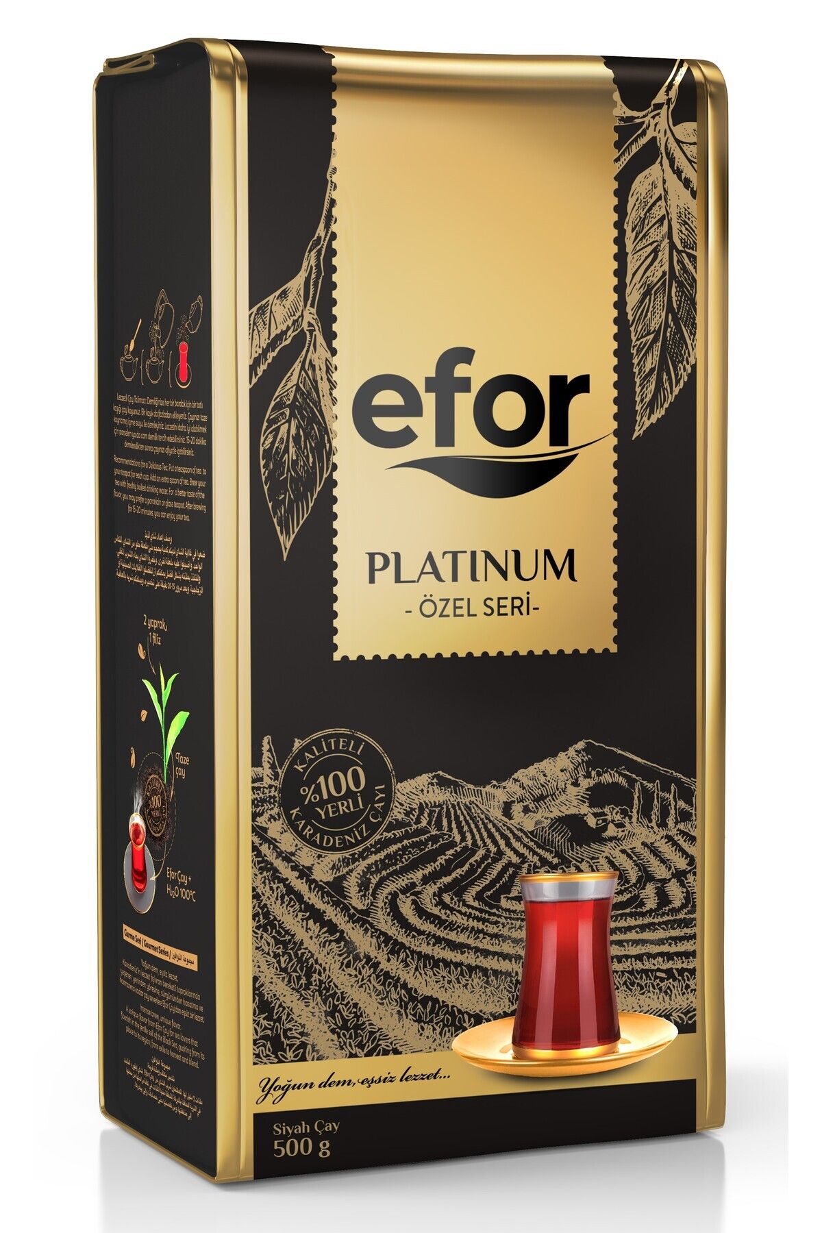 Efor Platinum Özel Seri Dökme Siyah Çay - 500gr