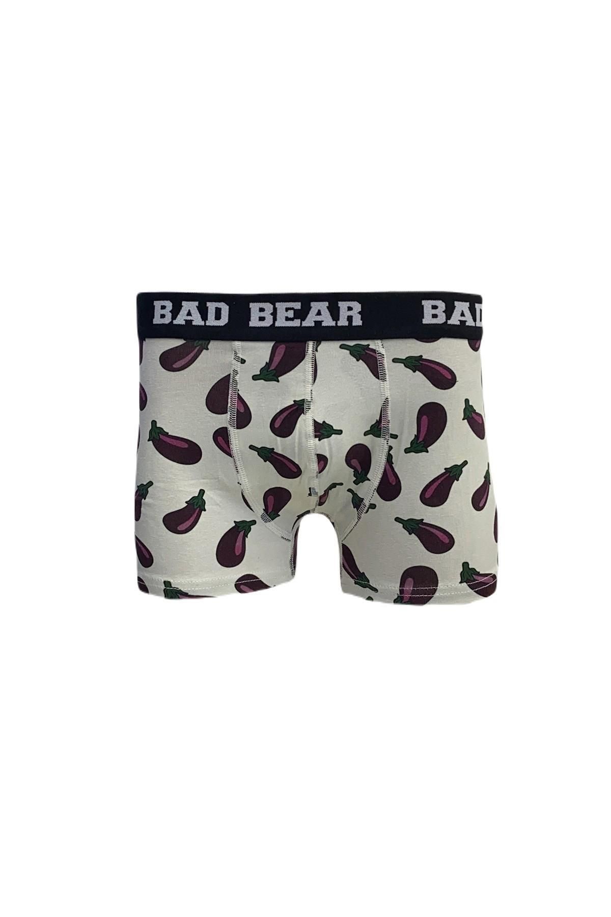 Bad Bear 21.01.03.006-c04 Eggplant Erkek Boxer