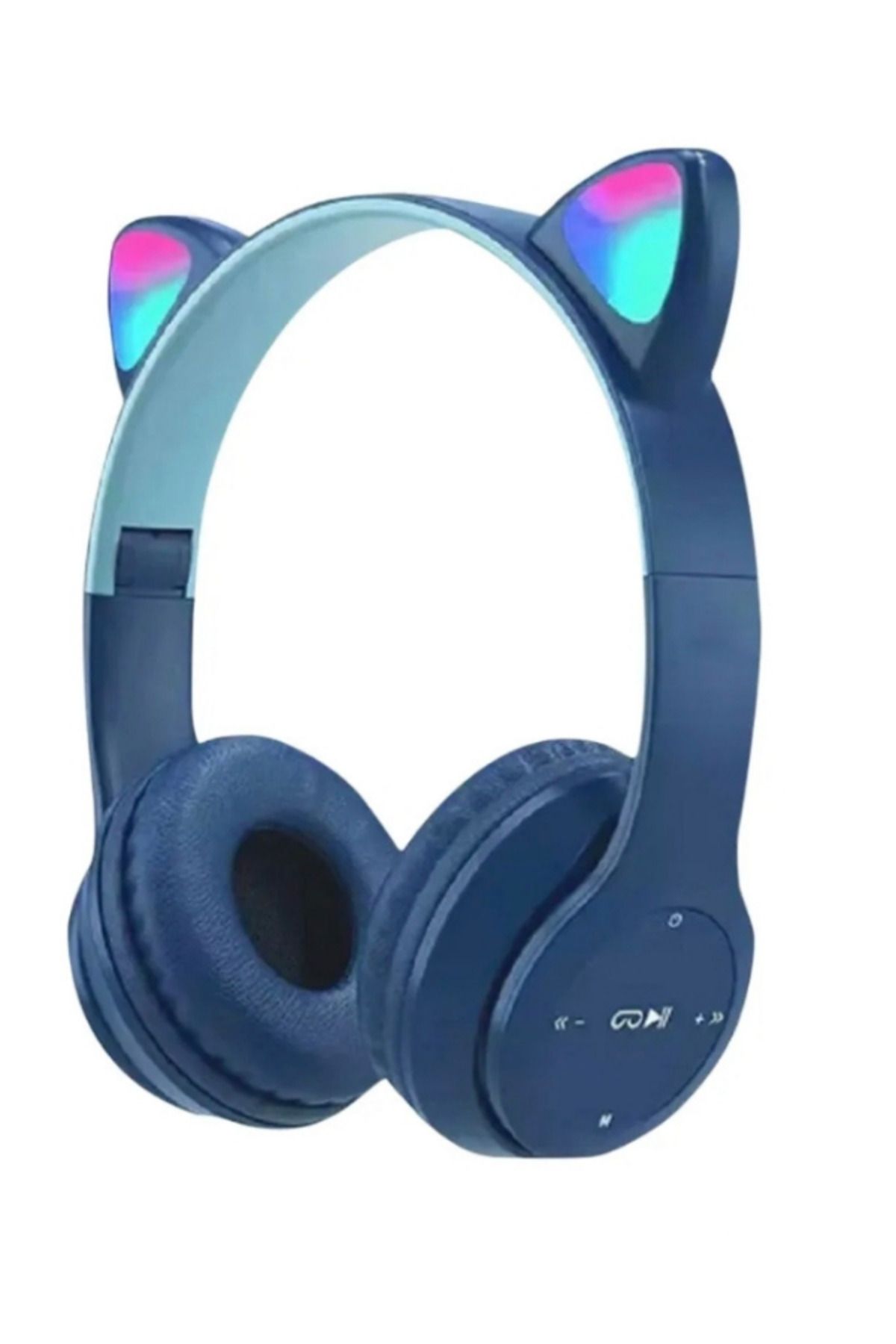 GADGET GEAR Kablosuz Bluetooth Kulaküstü Rgb Kedi Desenli Kulaklık