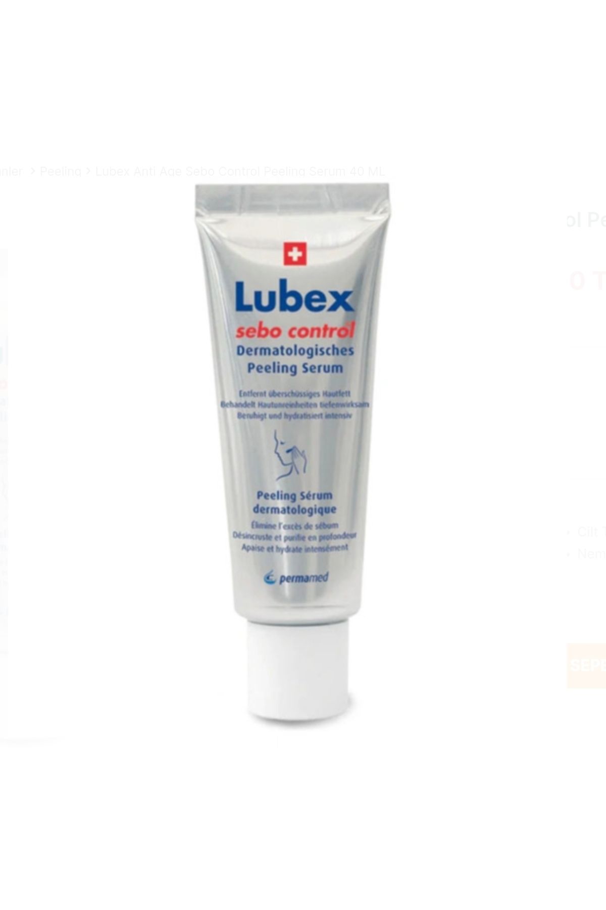 Lubex Sivilce İzlerinde Etkili Durulanmayan Anti Age Sebo Control Peeling Serum 40 ML