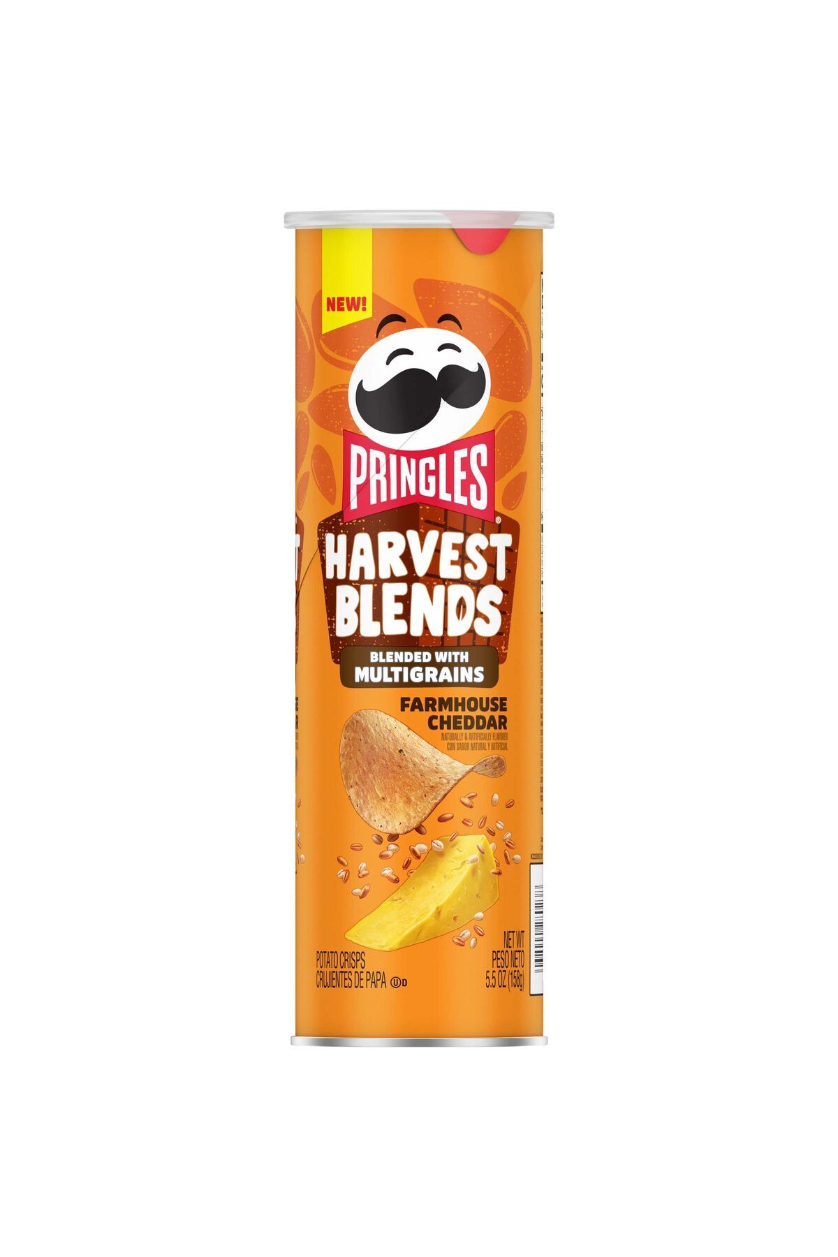 Pringles Prıngles Harvest Blends Blented Wıth Multıgraıns Farmhouse Cheddar 158 gr