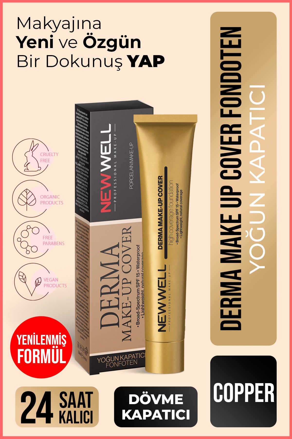New Well Derma Make-up Cover Foundation -