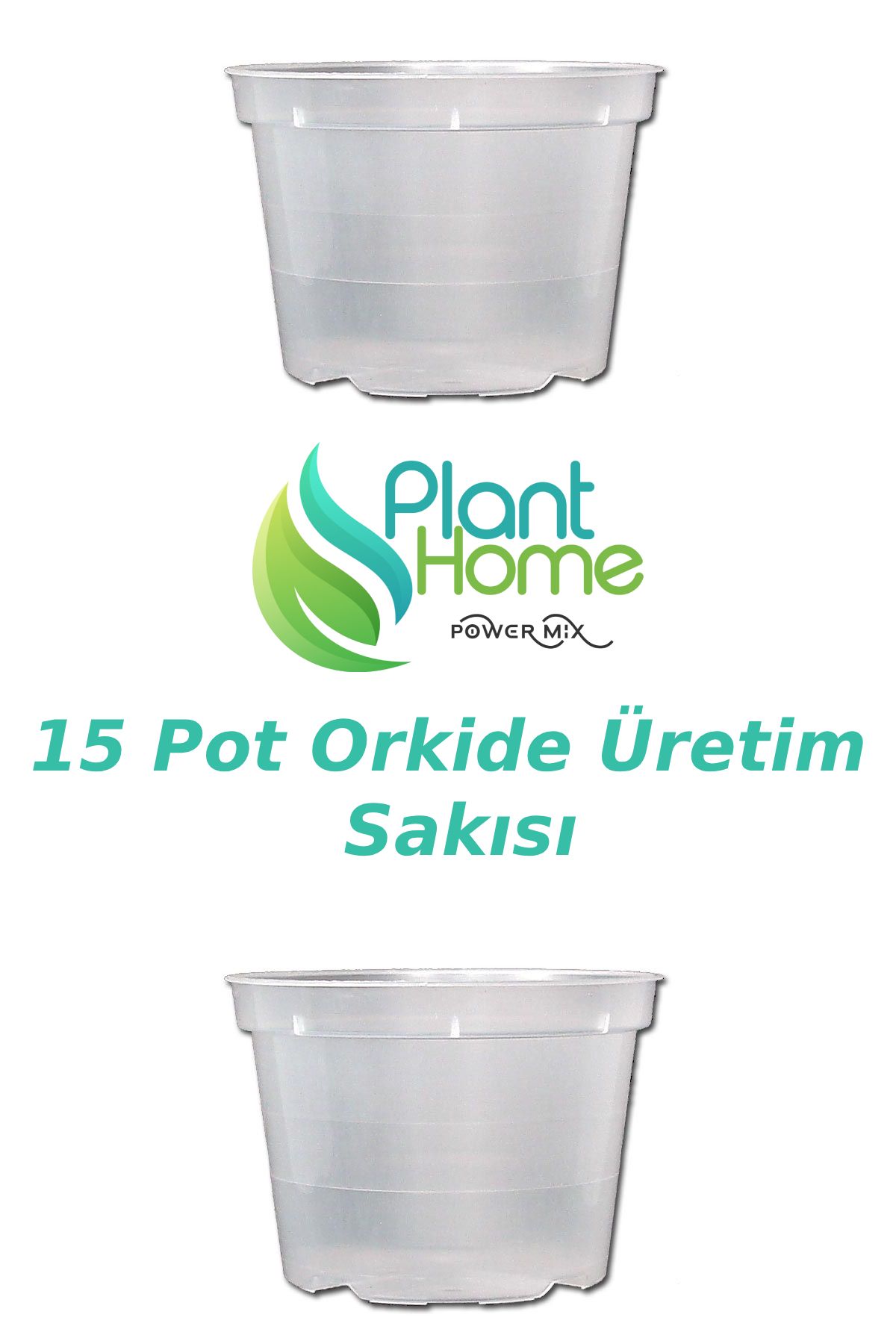 plant-home 15 Pot Orkide Üretim Saksısı - 2 Adet
