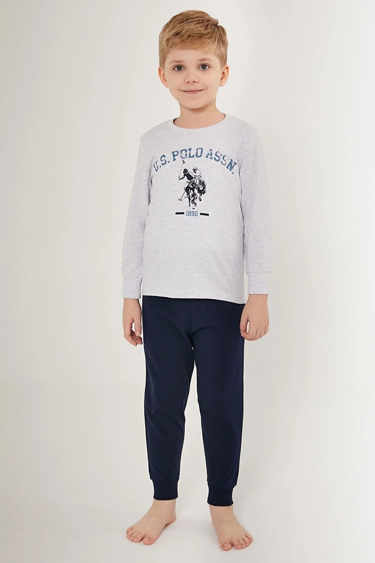 U.S. Polo Assn. US POLO LİSANSLI ERKEK ÇOCUK GARSON BOY PİJAMA TAKIM 1508