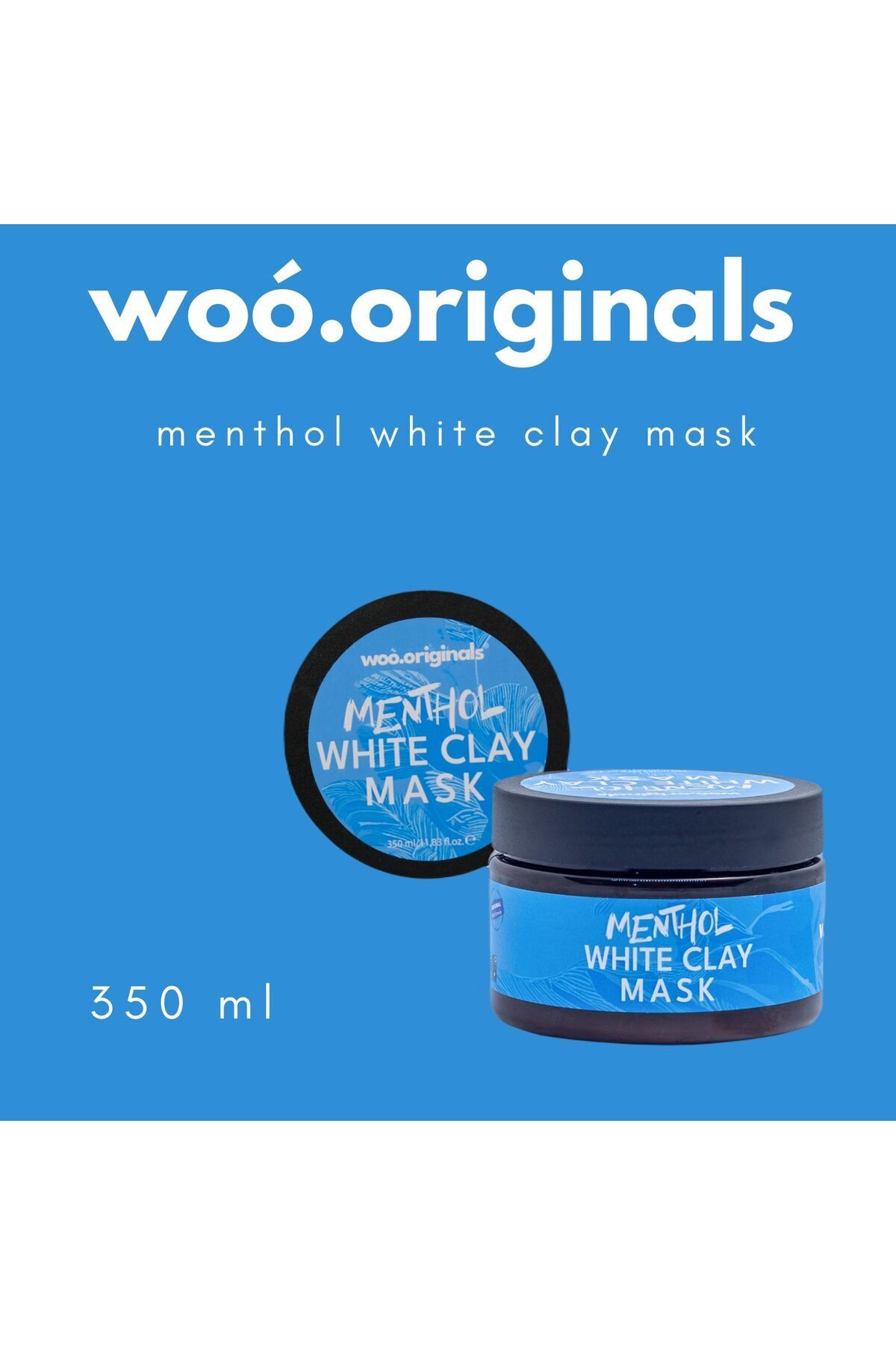 woo originals mentollü beyaz kil maskesi