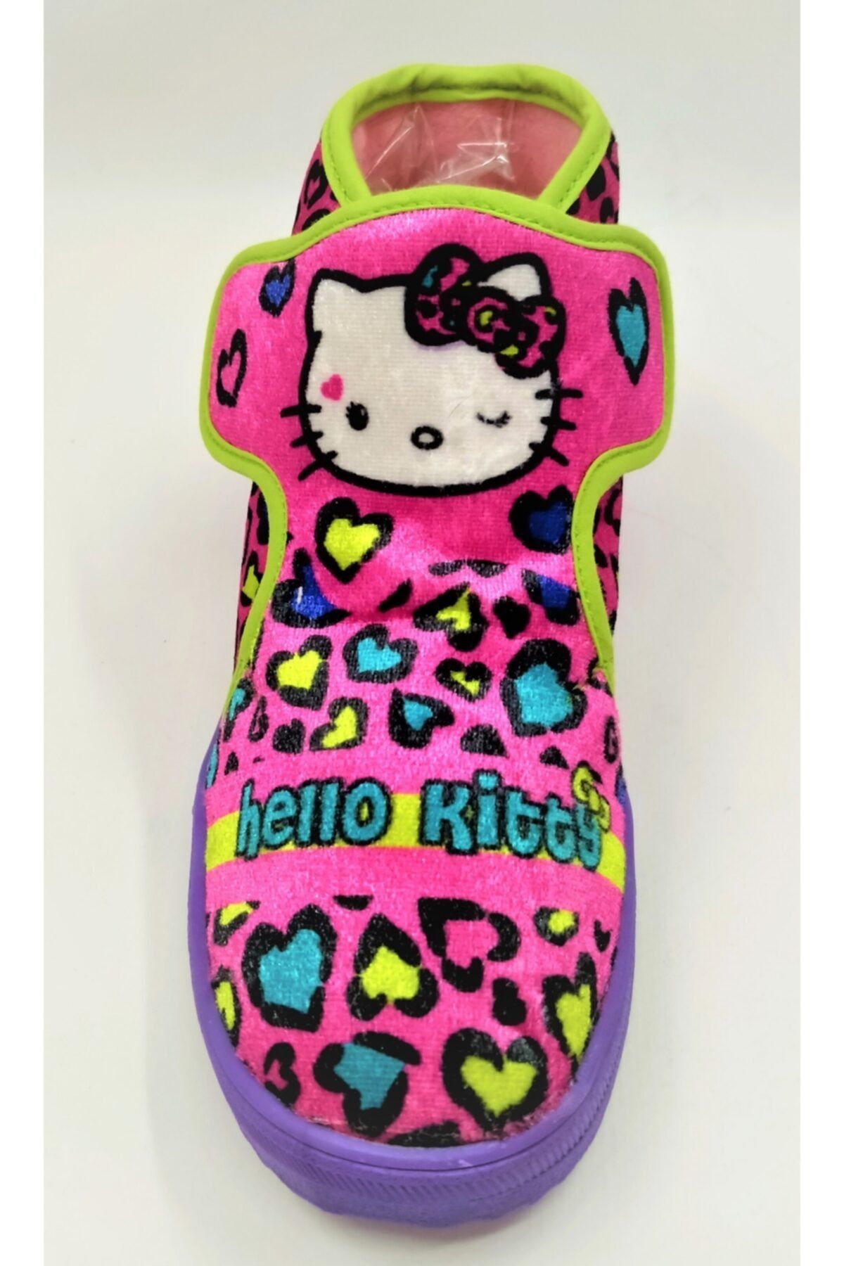 Hello Kitty Kız Çocuk Pembe Çok Renkli Ev Ve Kreş Ayakkabısı