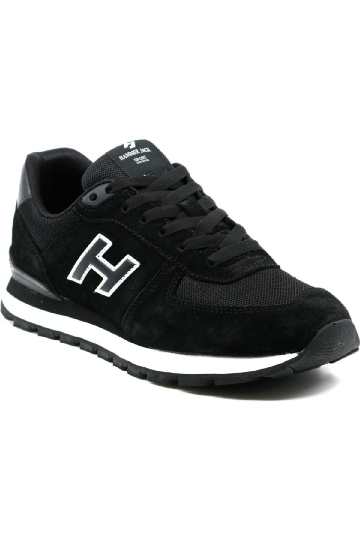 Hammer Jack Siyah-beyaz Bağlı Sneaker