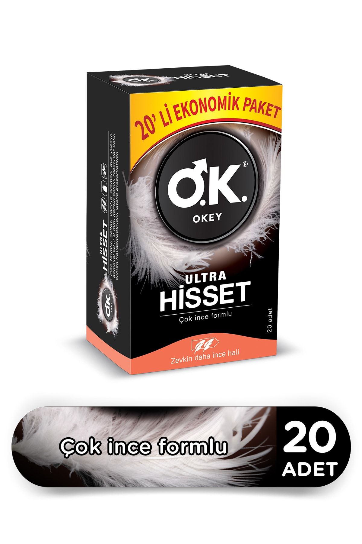 Okey Ultra Hisset 20'li Prezervatif
