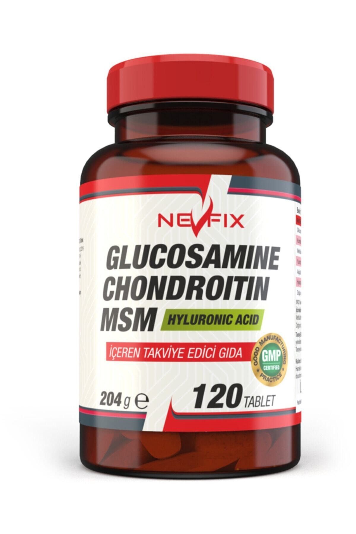 Nevfix Glucosamine Chondroitin Msm Hyaluronic Acid 120 Tablet