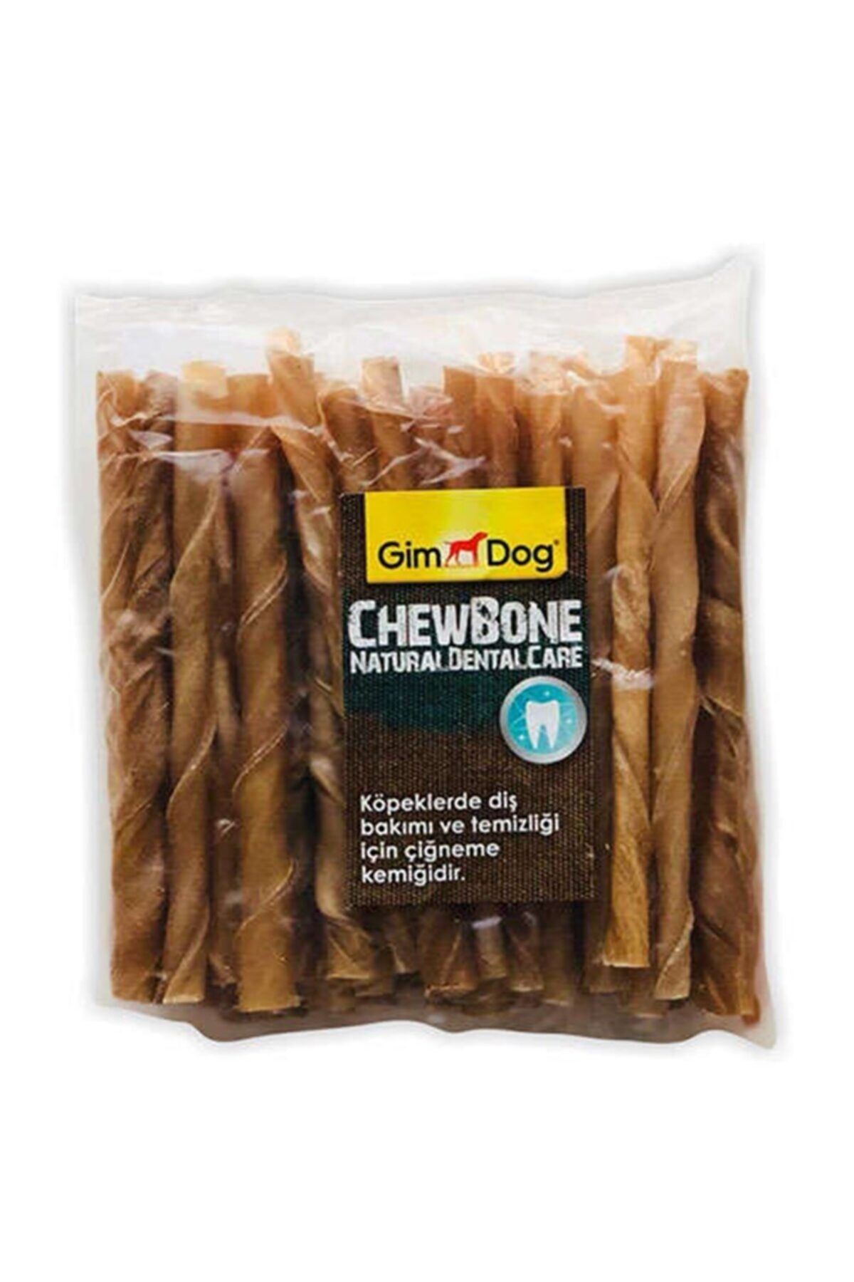 Gimdog Chewbone Natürel Burgu Çubuk Köpek Ödülü 50'li 6 G
