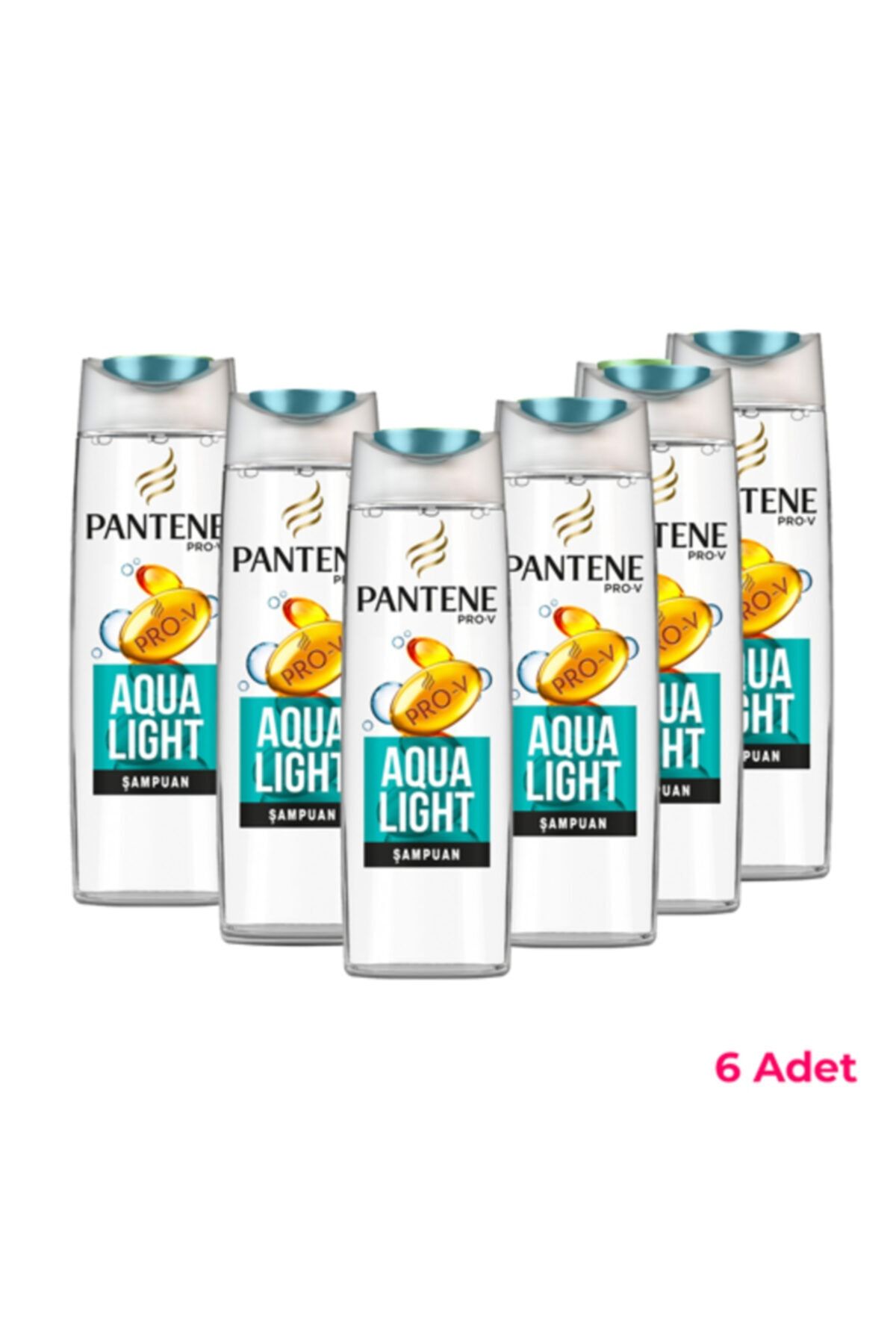 Pantene Şampuan Aqua Light 500 ml X 6 Adet