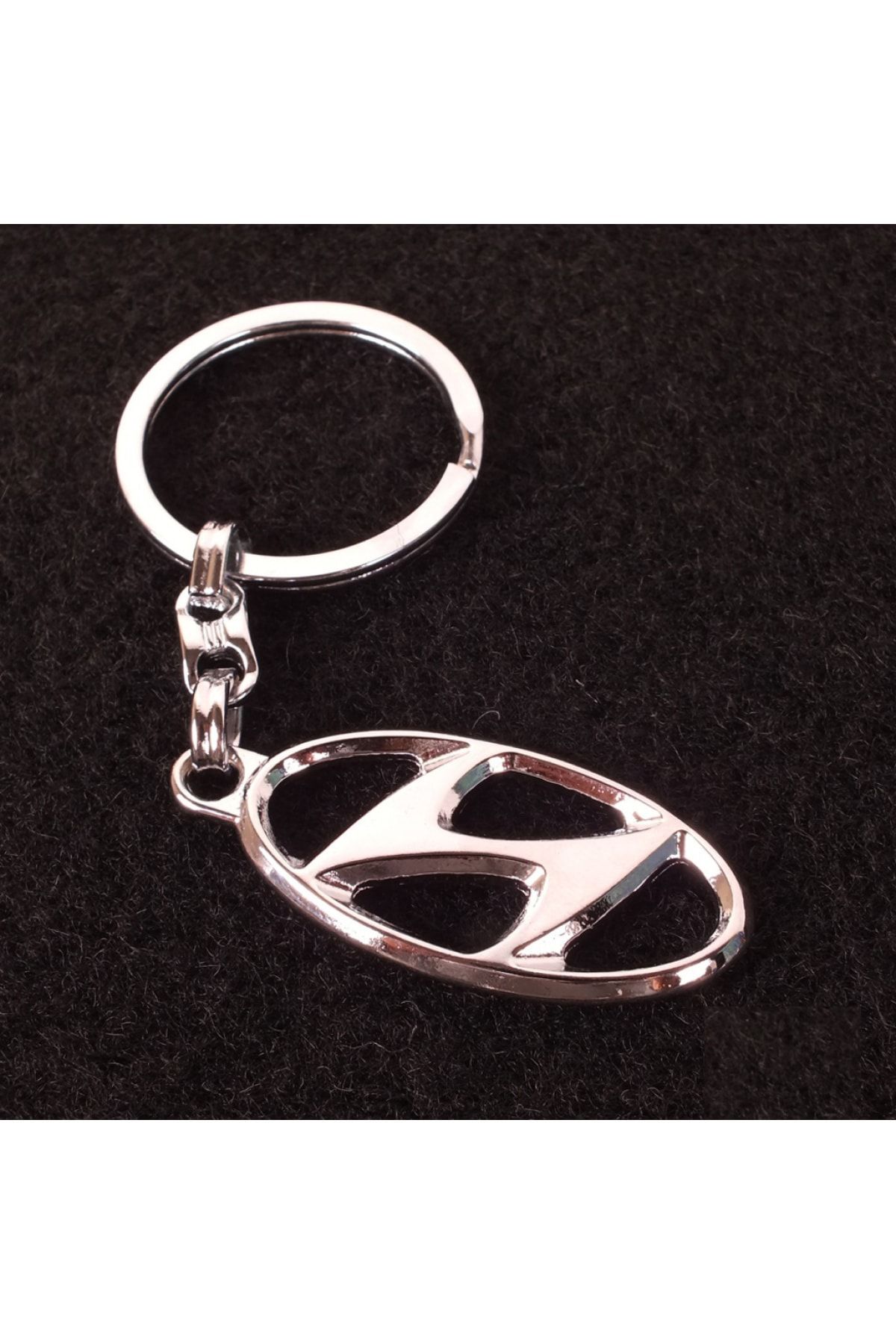 GARDENAUTO Hyundai 3d Metal Otomobil Anahtarlığı - Krom Kaplamalı Oto Anahtarlık