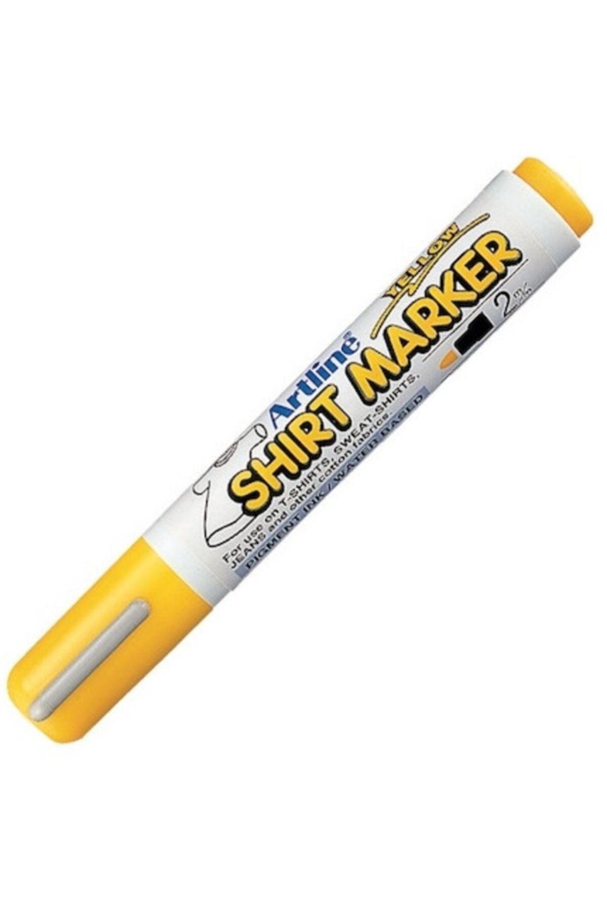 artline Kumaş Kalemi Tişört Markörü 2,0mm Uç Sarı