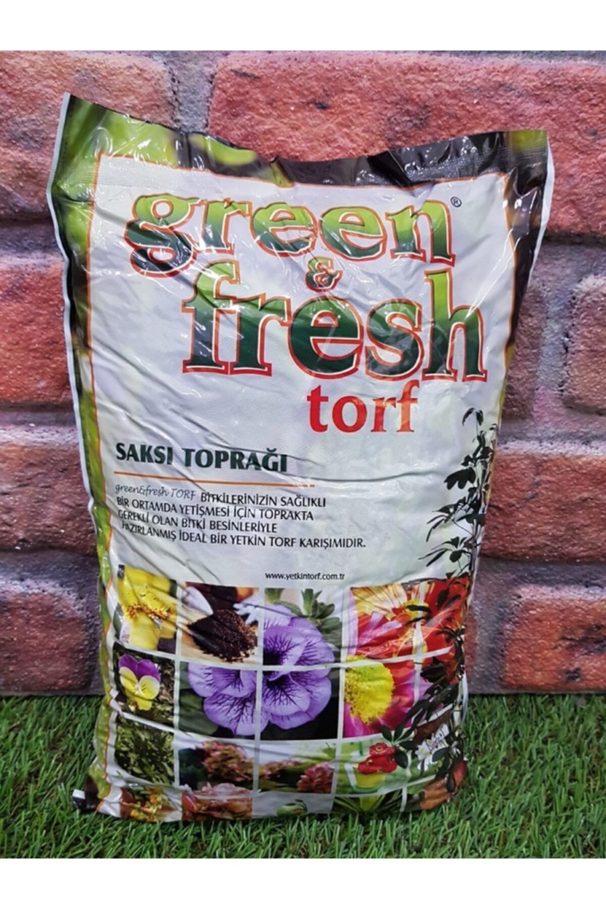 green fresh Torf Çiçek Toprağı Saksı Toprağı Gübreli Toprak Torf Toprak Perlitli Torf Perlit Karışımlı  3 Lt