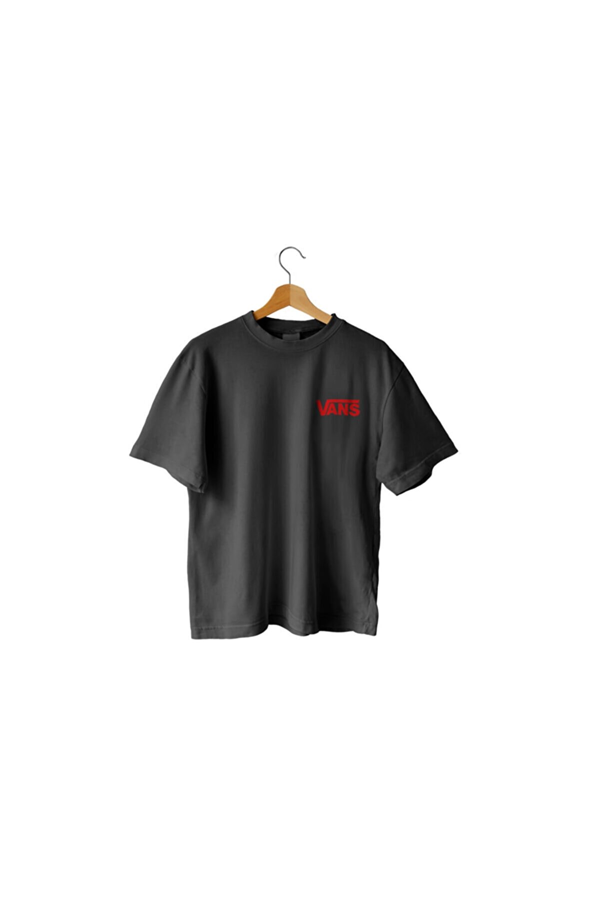 Vans Unisex Siyah Oversize T-shirt