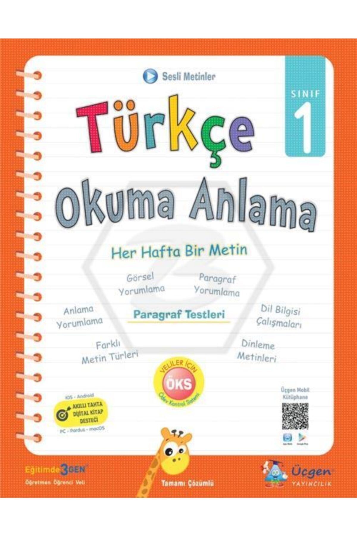 Üçgen Yayıncılık 1 Sınıf Türkçe Okuma Anlama