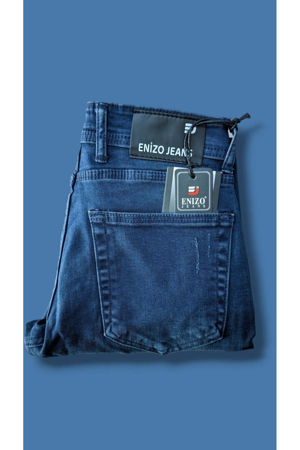 ENZO Erkek Skinny Yüksek Kalite Likralı Tırnaklı Jeans