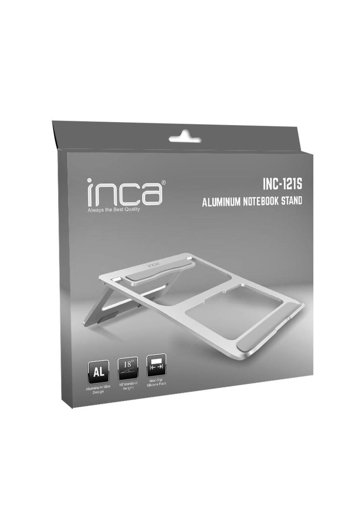 Inca Katlanabilir Notebook Stand Alüminyum Modern Tasarım Laptop Standı Inc-121s Unique