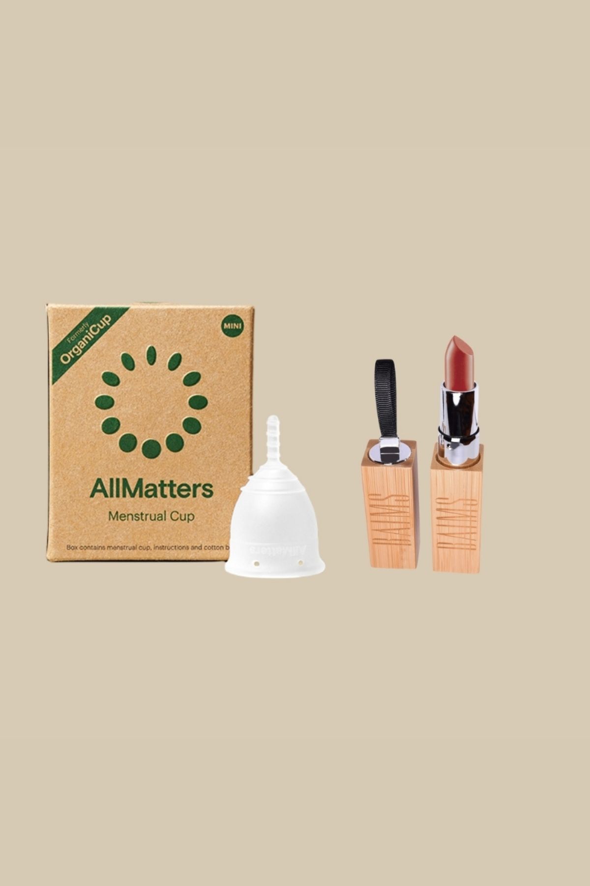 Allmatters Mini ve Baims Lipstick-Vegan Ruj