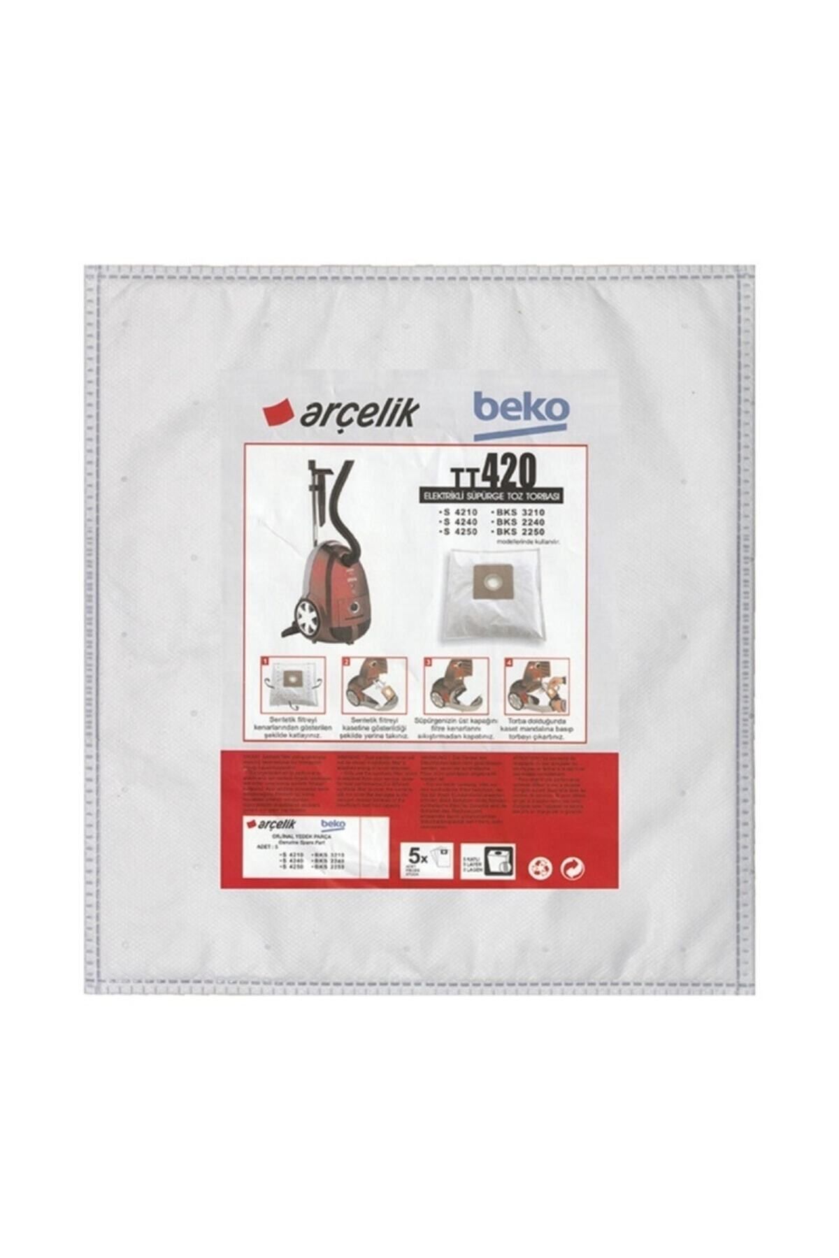 Universal Bez Torba Arçelik-beko Tt420 Jaguar Microban 5 Li