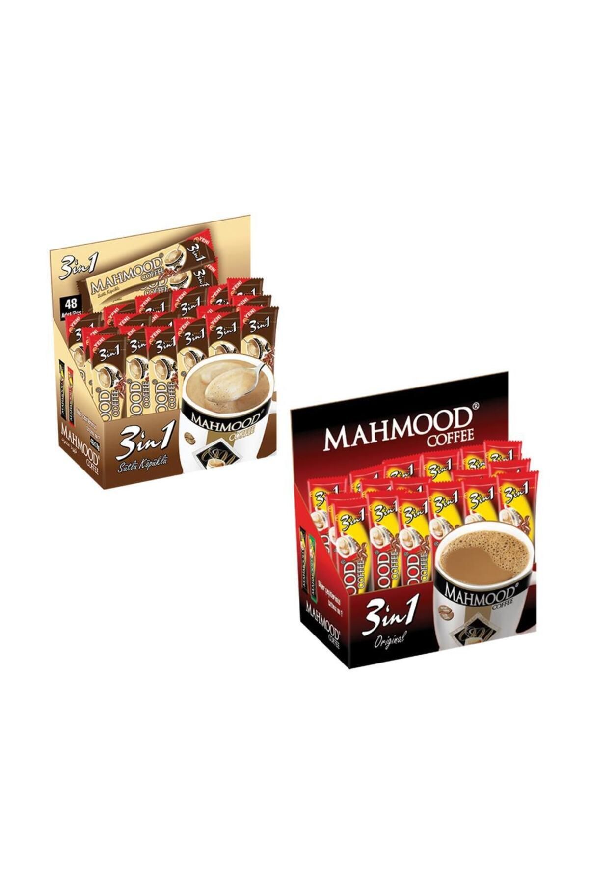 Mahmood Coffee 3'ü 1 Arada Sütlü Köpüklü Ve 3'ü 1 Arada Hazır Kahve 48 X 2