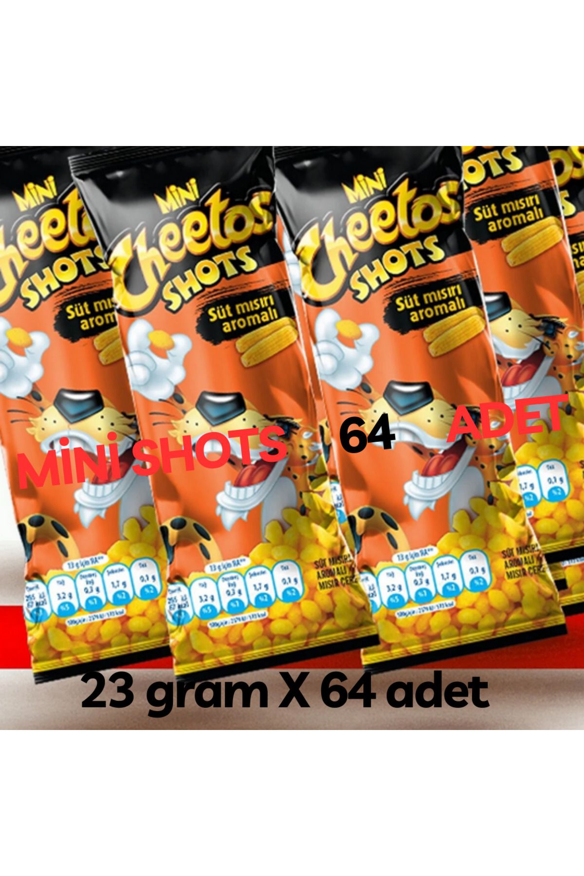 Cheetos MİNİ CHEETOS SHOTS 23 gram x 64 adet