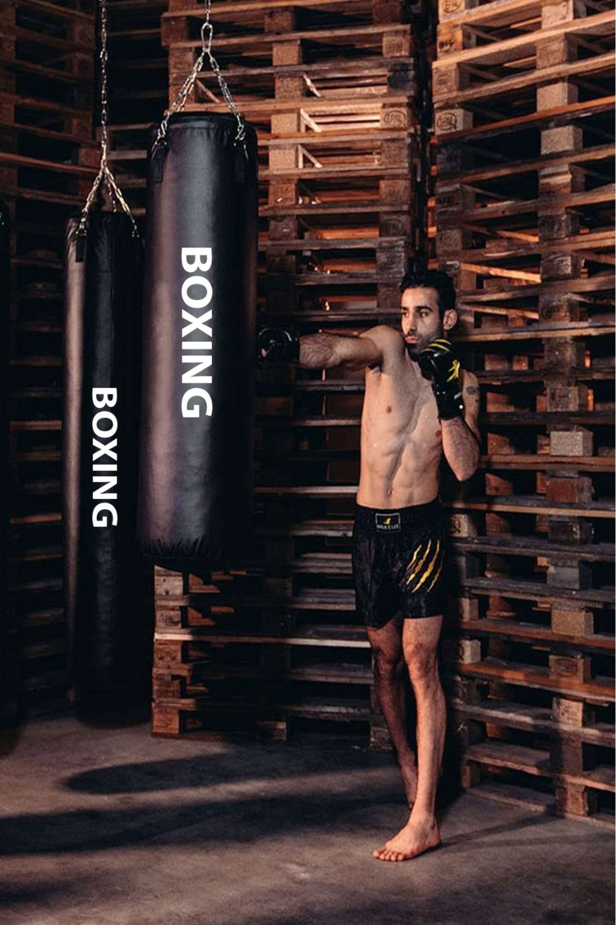 A Boxing 150x40 Cm Boş Profesyonel Salon Boks Ve Kum Torbası