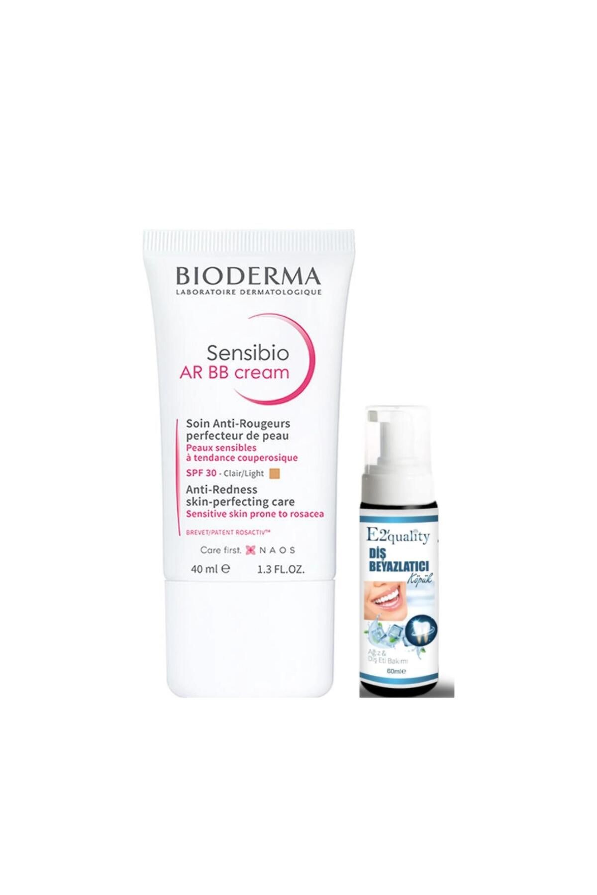 Bioderma Sensibio AR BB Cream Spf30 (Light) 40ml- Diş Beyazlatıcı Köpük Hediye