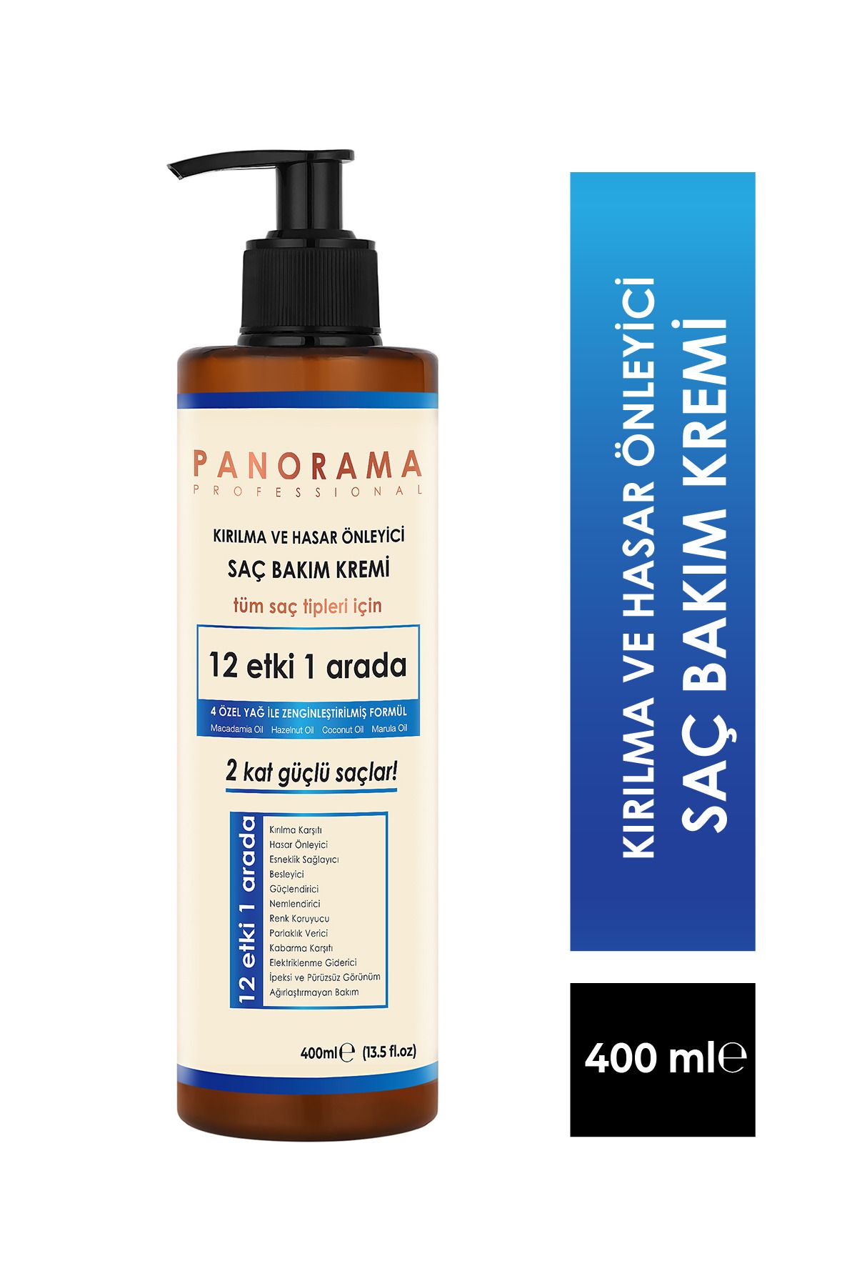 PANORAMA Professional Kırılma ve Hasar Önleyici Saç Bakım Kremi- 400 ml