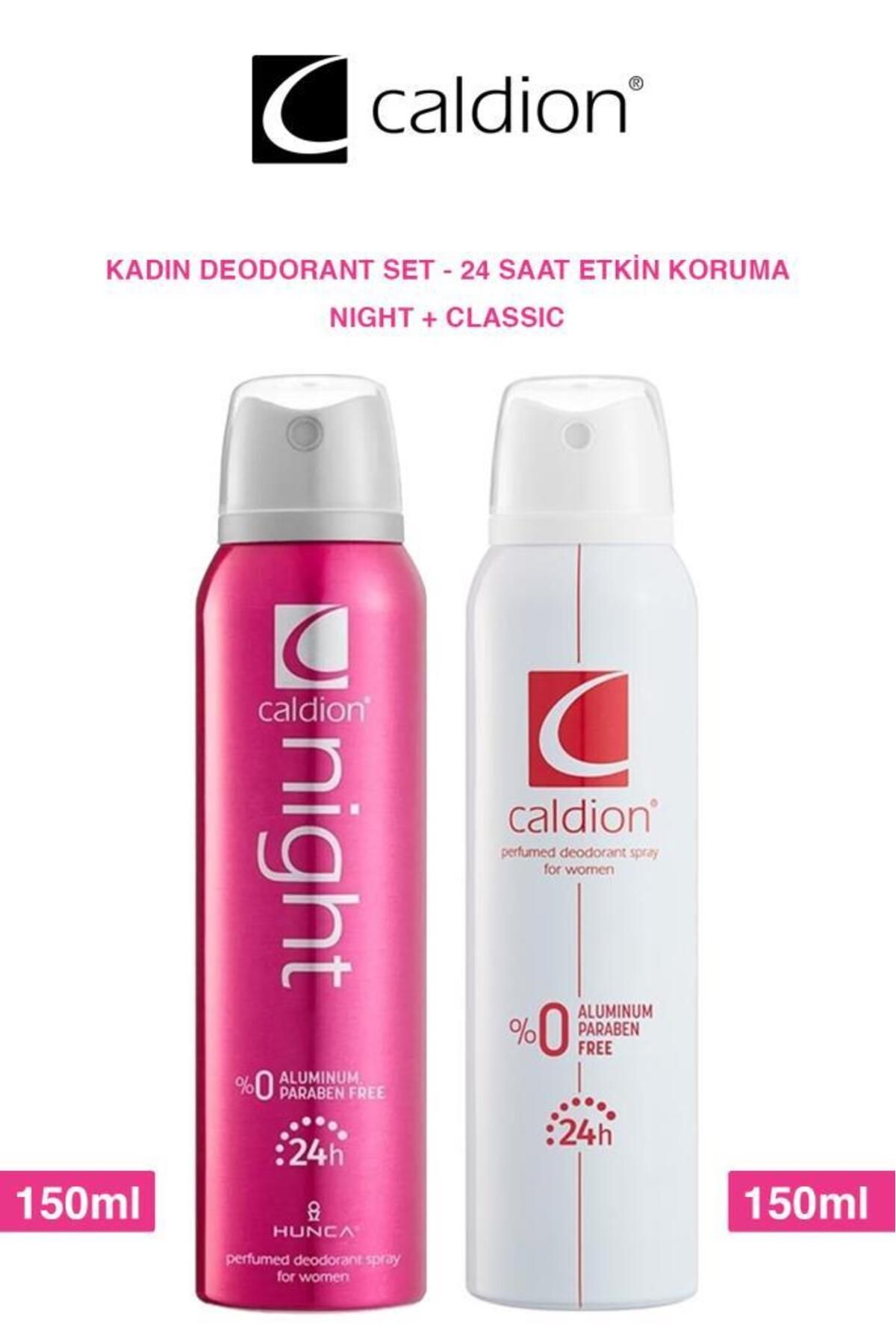 Caldion Night-Klasik Kadın Deodorant Seti