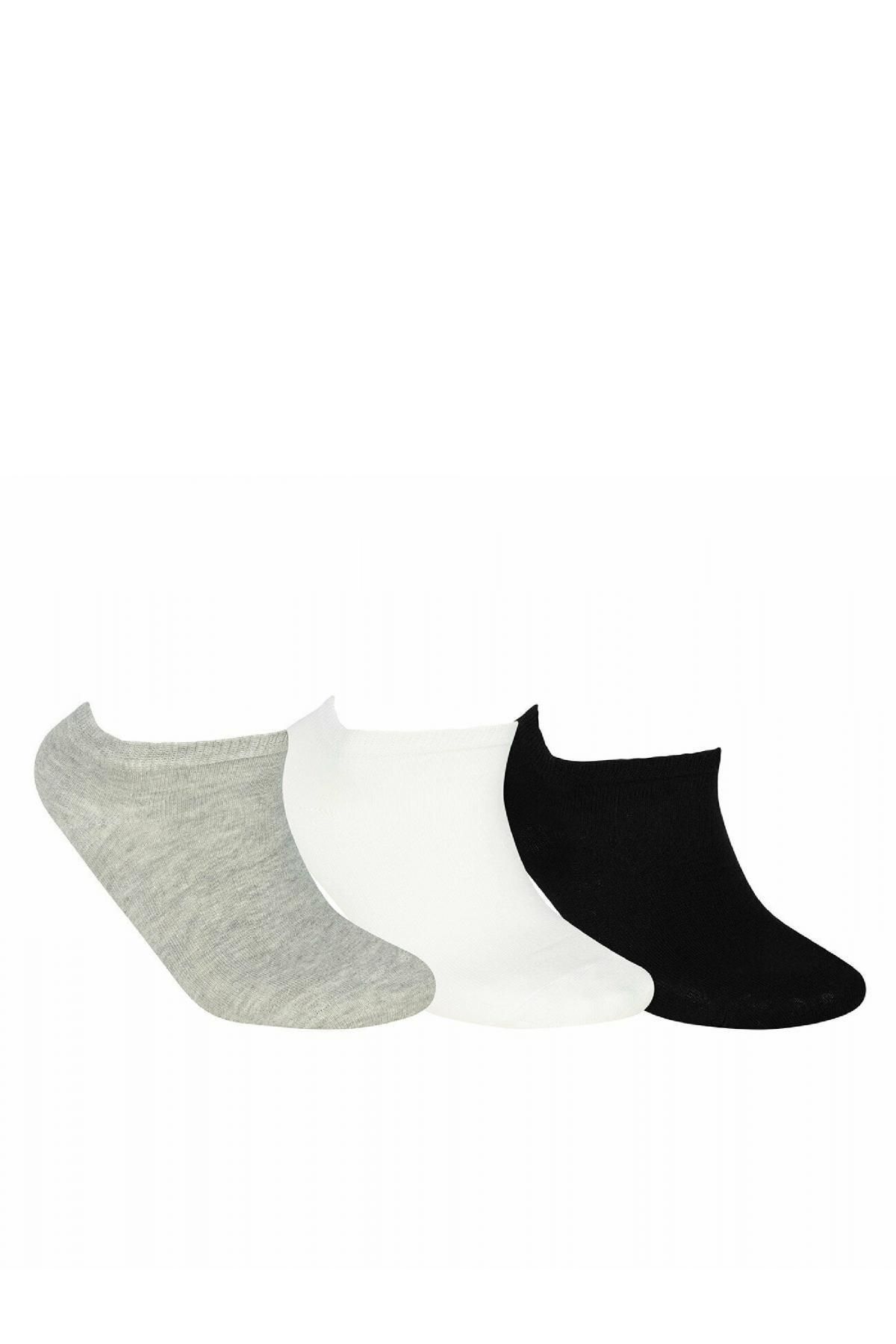 Skechers S192140 Nopad Low Socks 3 Pack Çok Renkli Unisex Çorap