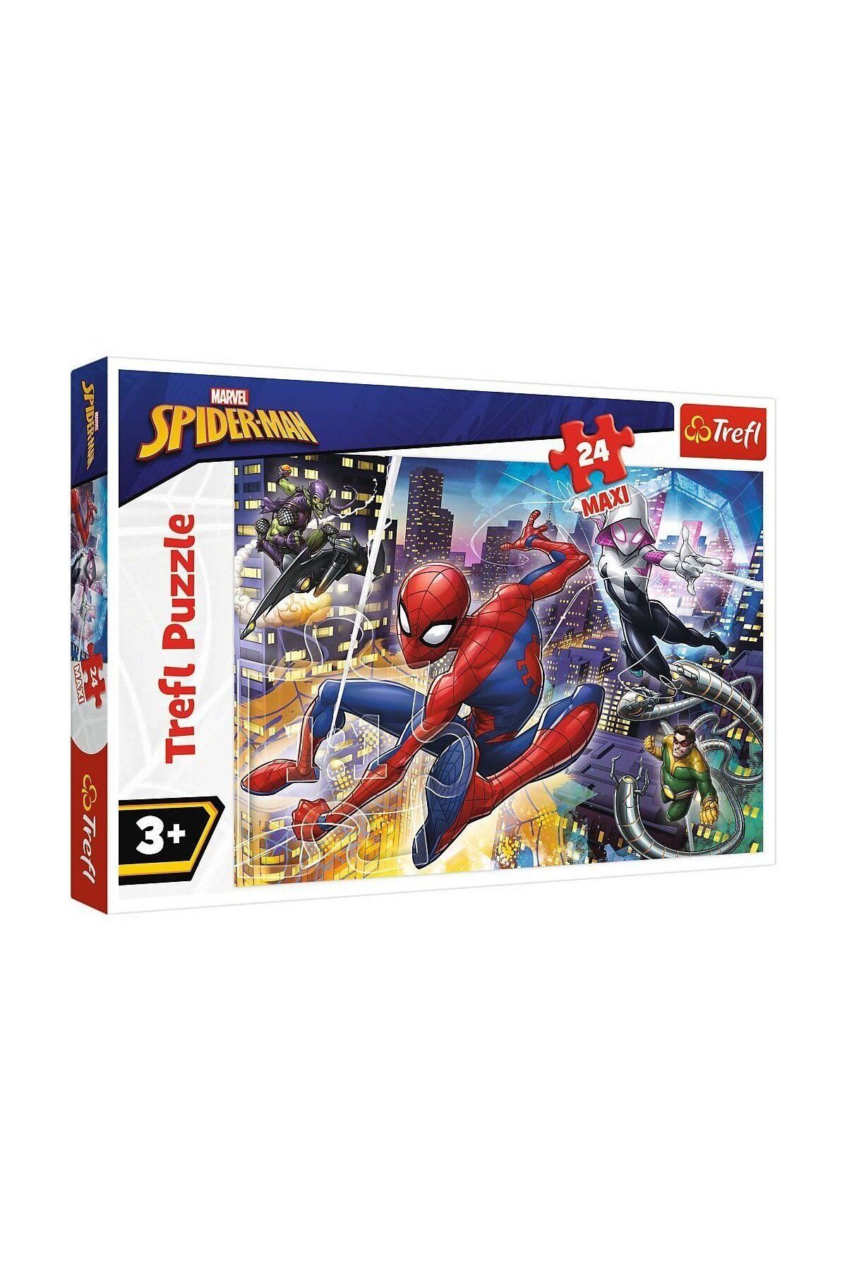 Vardem PUZZLE-14289 Spiderman 24 Parça Maxi Çocuk Puzzle