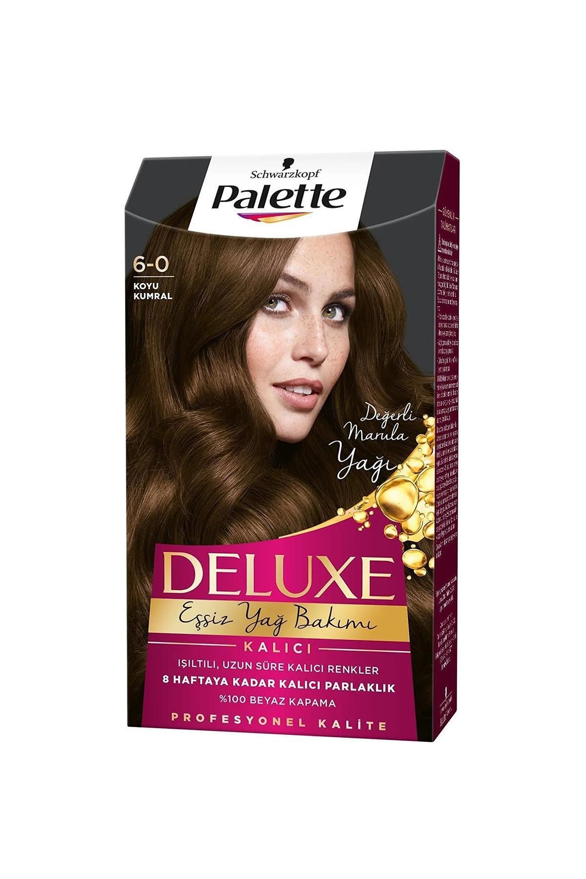 Palette Deluxe Saç Boyası No: 6.0 Koyu Kumral