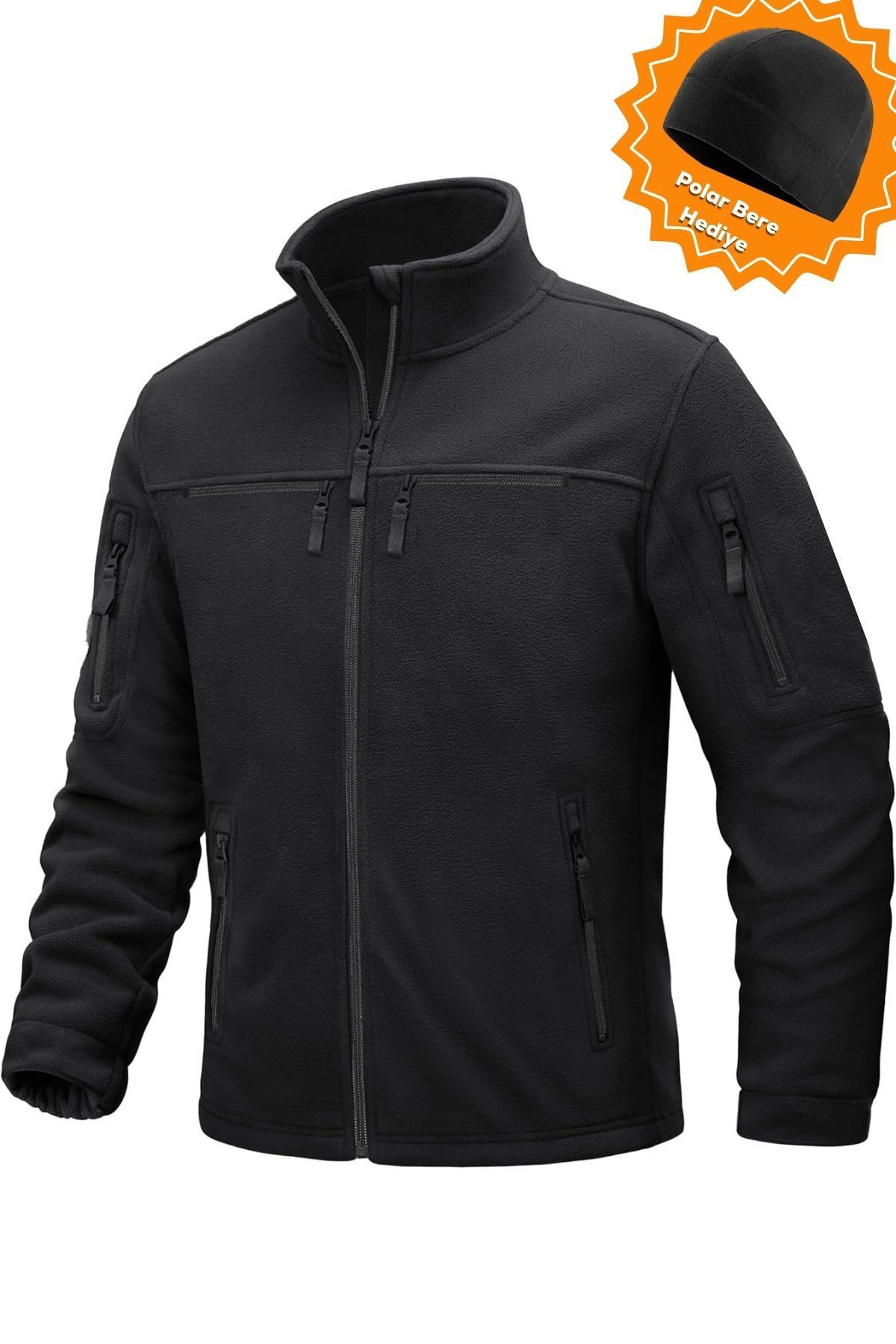 Ghassy Co Ghassy Co. Warm Tactical Sport Multi 6 Cep Fonksiyonel Termal Polar Ceket