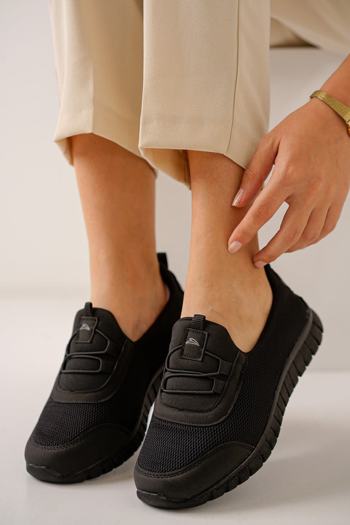 LETAO Kadın Günlük Rahat Esnek Hafif Spor Sneaker Ayakkabı
