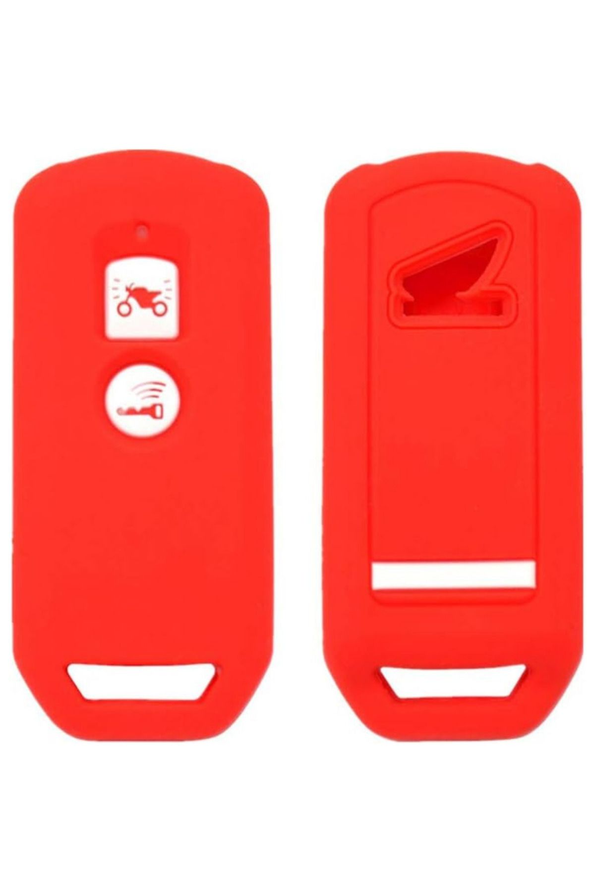 Knmaster Honda Motosiklet Silikon Anahtar Kılıfı / Kırmızı