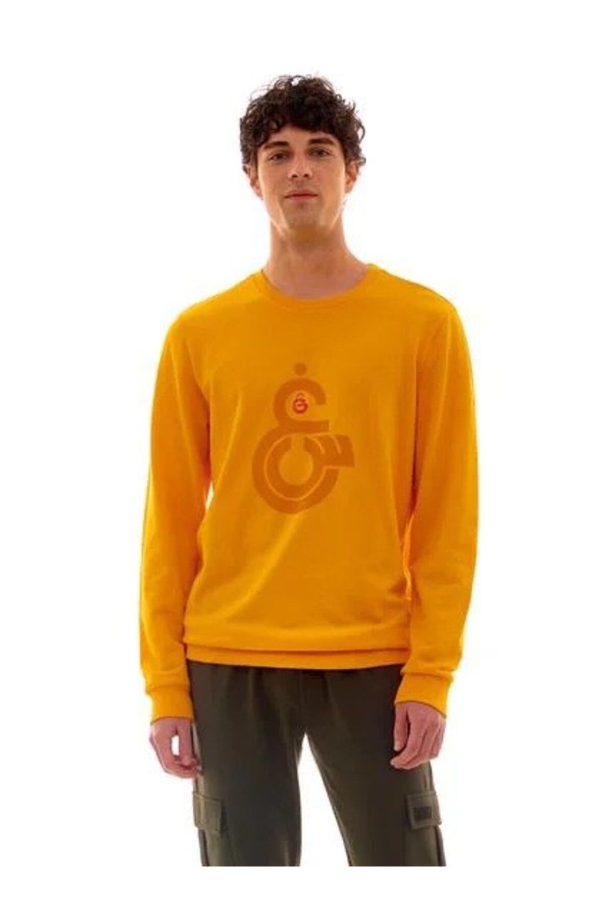 Galatasaray Lisanslı Sarı Unisex Yetişkin Sweatshirt