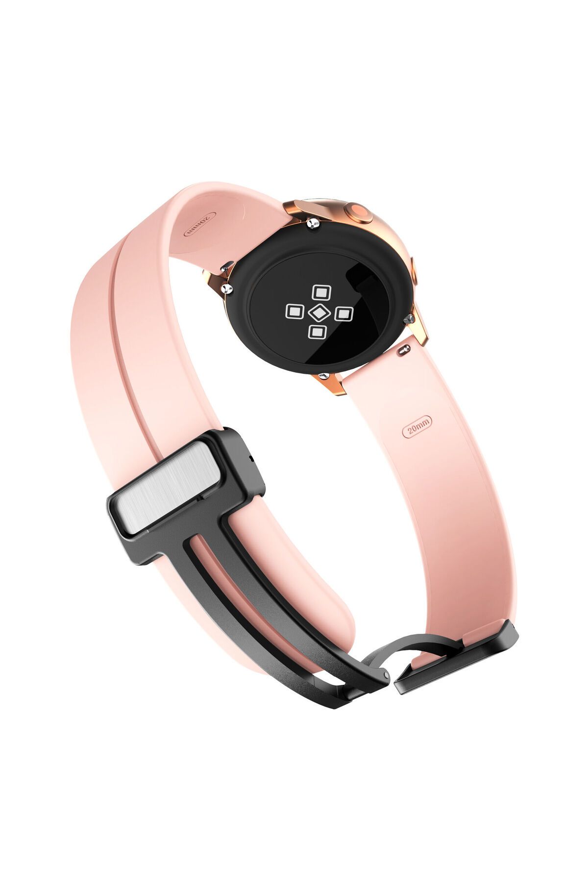 KRETON Lenovo Smart Watch S2 Uyumlu Kordon Magnetic Klipsli Premium Kayış