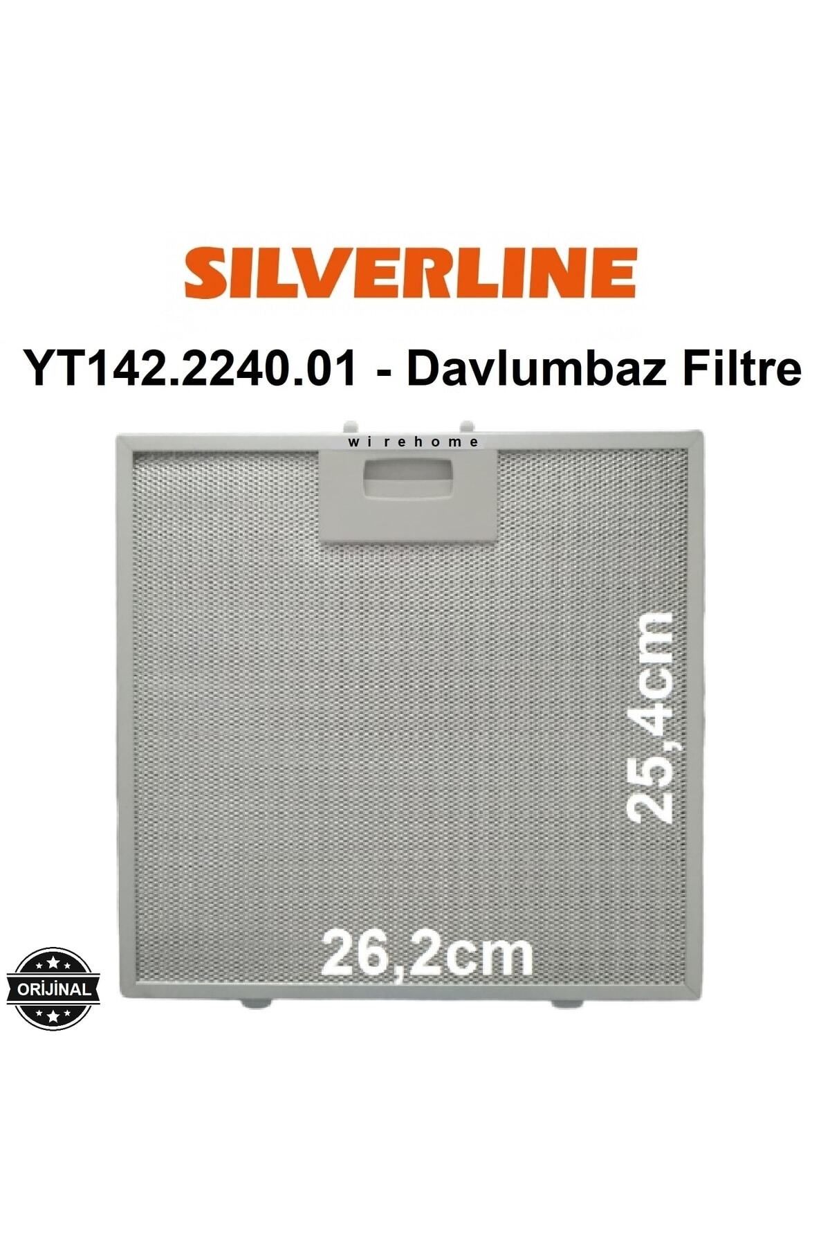 Silverline 2238 Bordo 2238.6.110.02 Davlumbaz Filtre Aspiratör Metal Süzgeç Alüminyum Yağ Filtresi