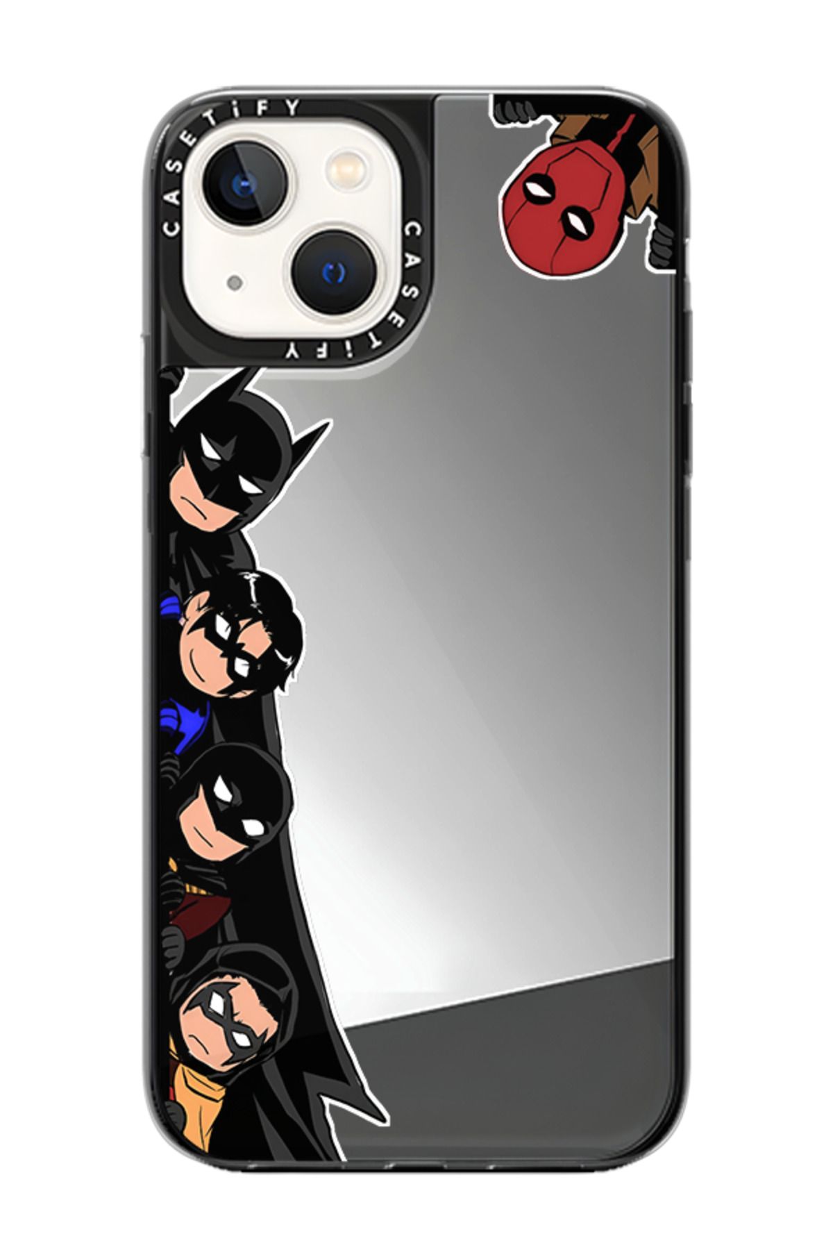 WinterStore Batman - iPhone 14 Uyumlu Aynalı Telefon Kılıfı