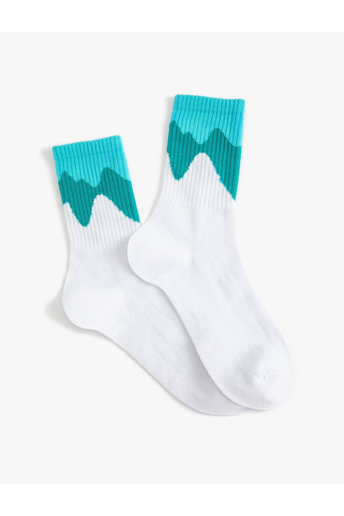 Koton Soket Çorap Renk Bloklu