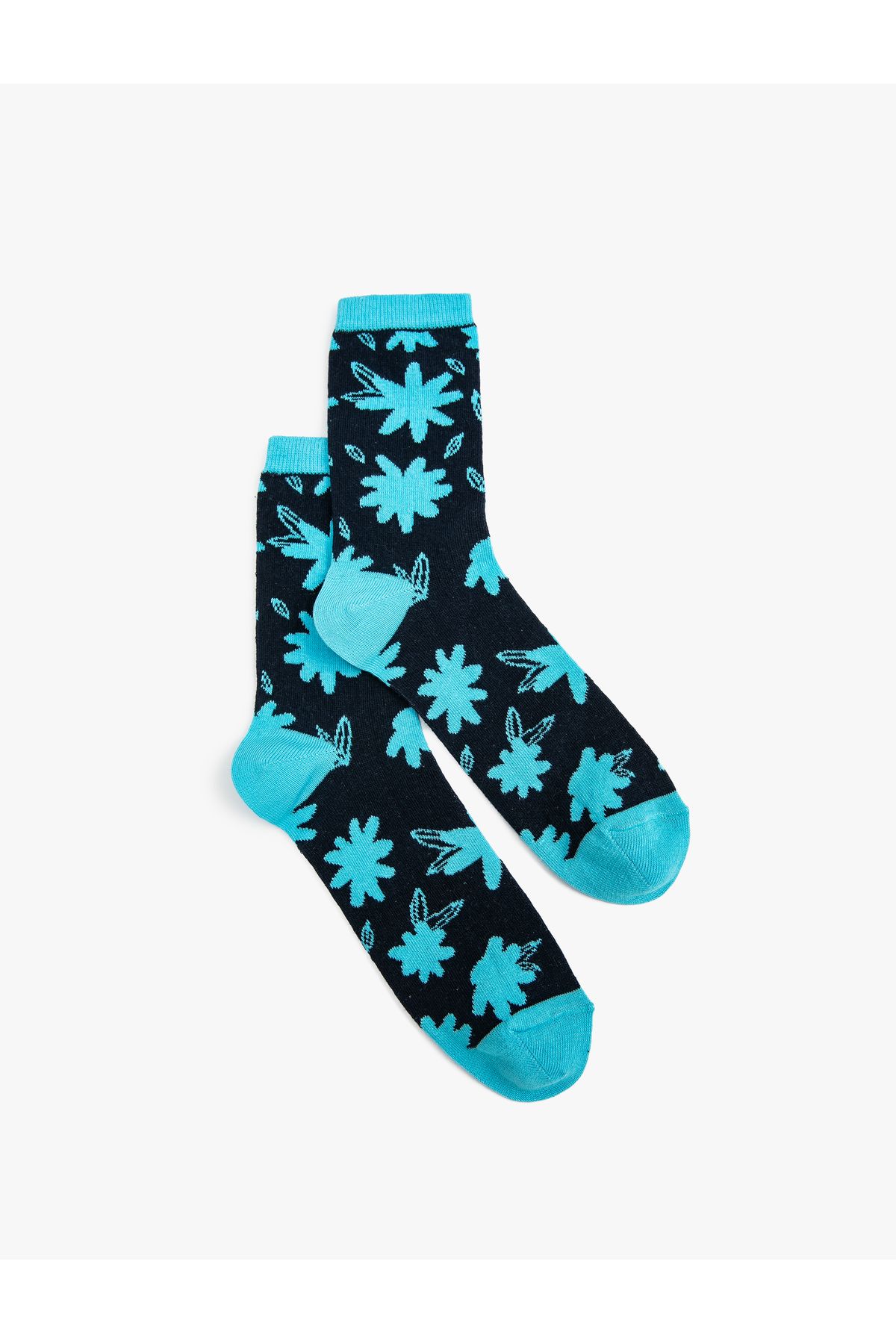 Koton Çiçekli Soket Çorap