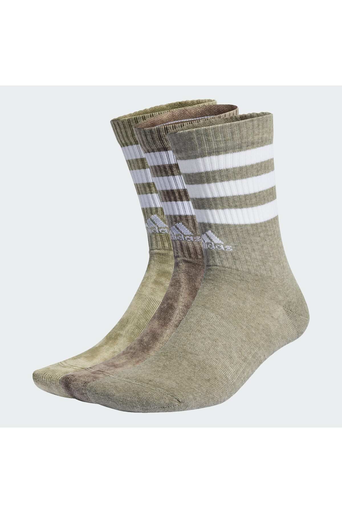 adidas 3-Stripes Stonewash Bilekli Çorap - 3 Çift
