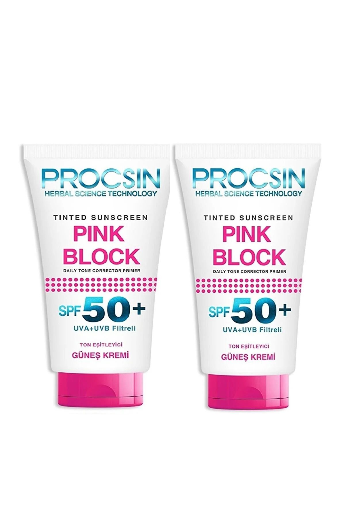 PROCSIN Pink Block Aydınlatıcı (50ml X 2 Adet) Fırsat Paketi