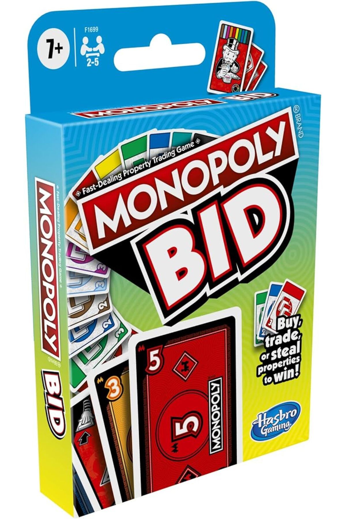 Monopoly Hasbro Monopoly Bid Kart Oyunu Lisanslı